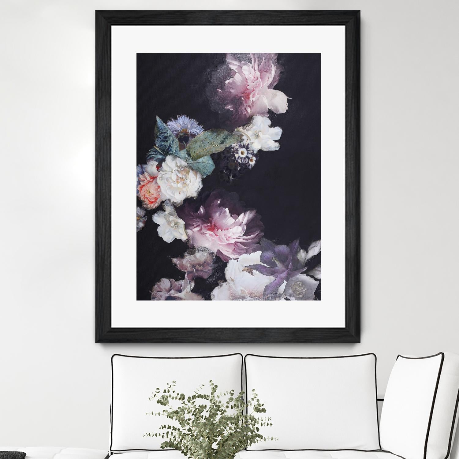 Purple Blossom 1 by Design Fabrikken on GIANT ART - pink flowers flowers