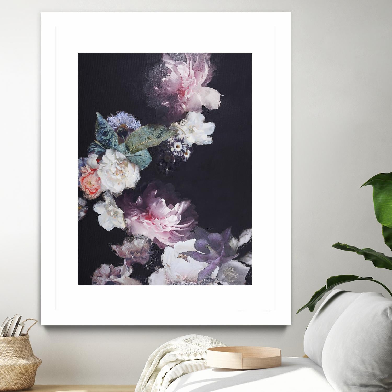 Purple Blossom 1 by Design Fabrikken on GIANT ART - pink flowers flowers