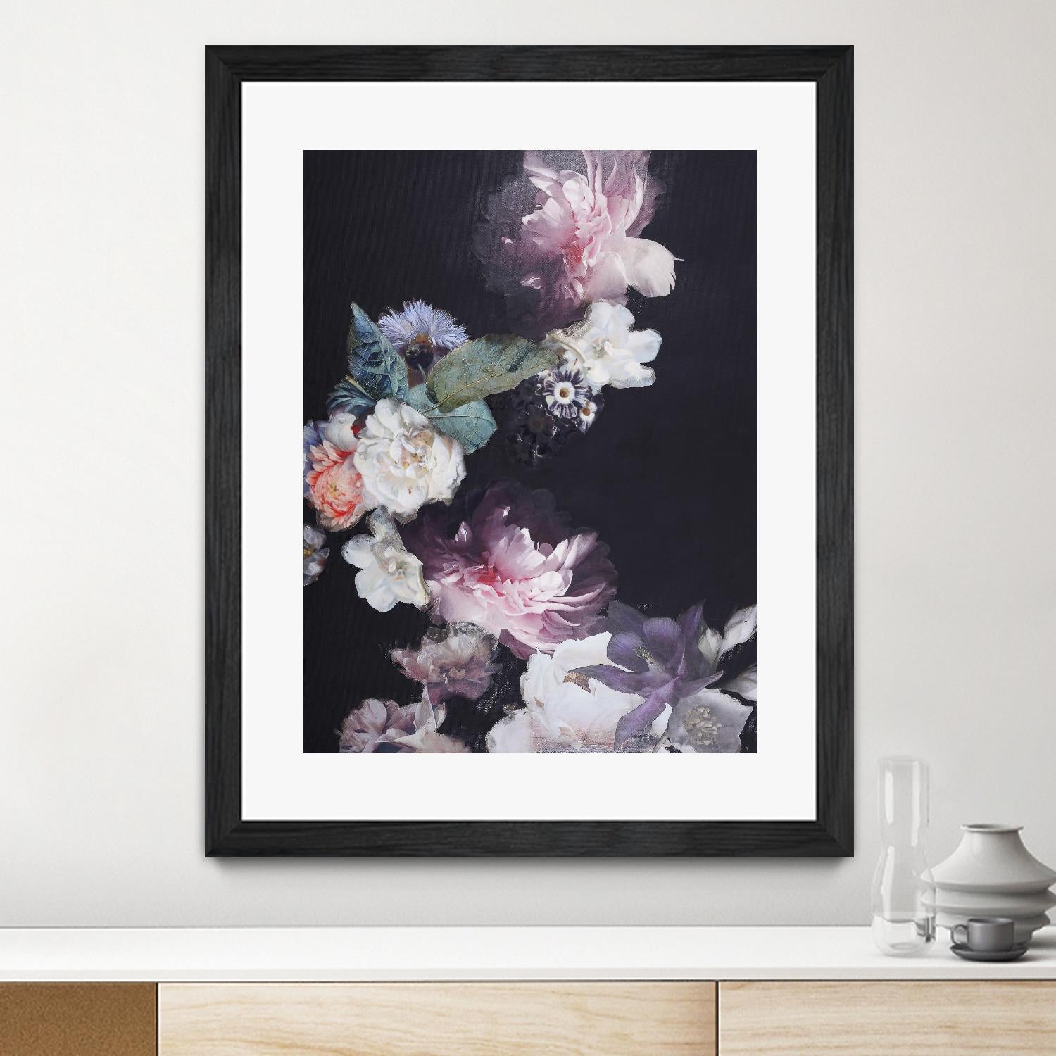 Purple Blossom 1 by Design Fabrikken on GIANT ART - pink flowers flowers