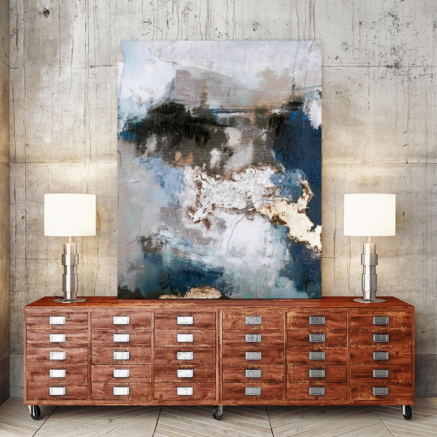 Waterfall by Design Fabrikken on GIANT ART - multi abstracts