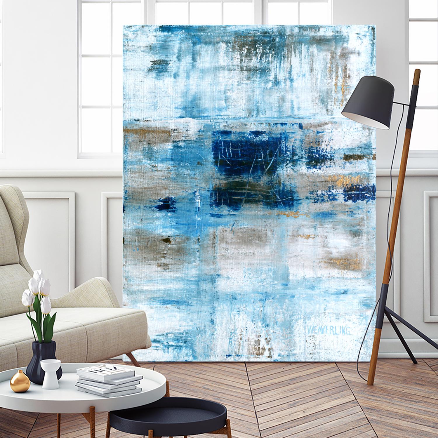 Heaven by Julie Weaverling on GIANT ART - white abstract