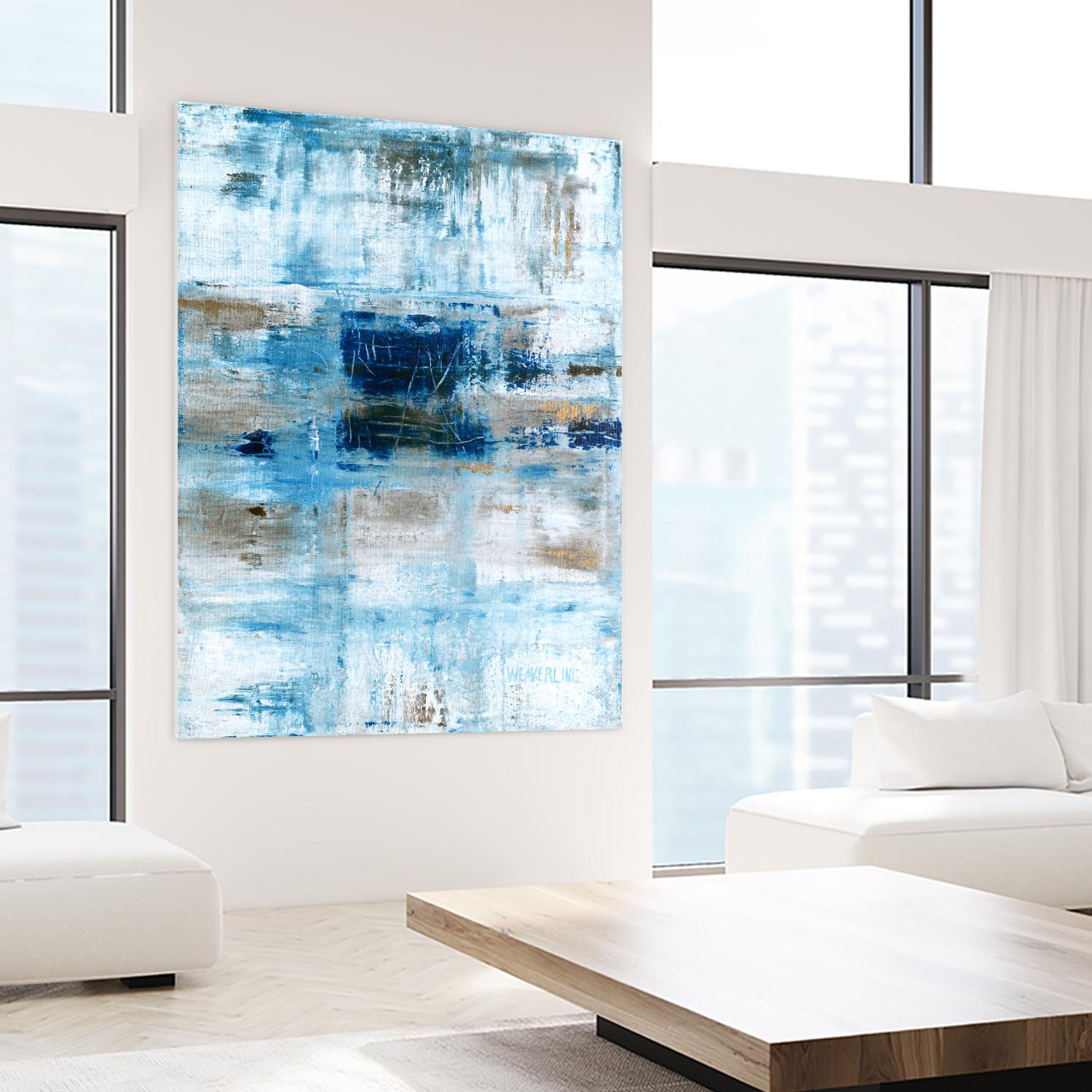 Heaven by Julie Weaverling on GIANT ART - white abstract