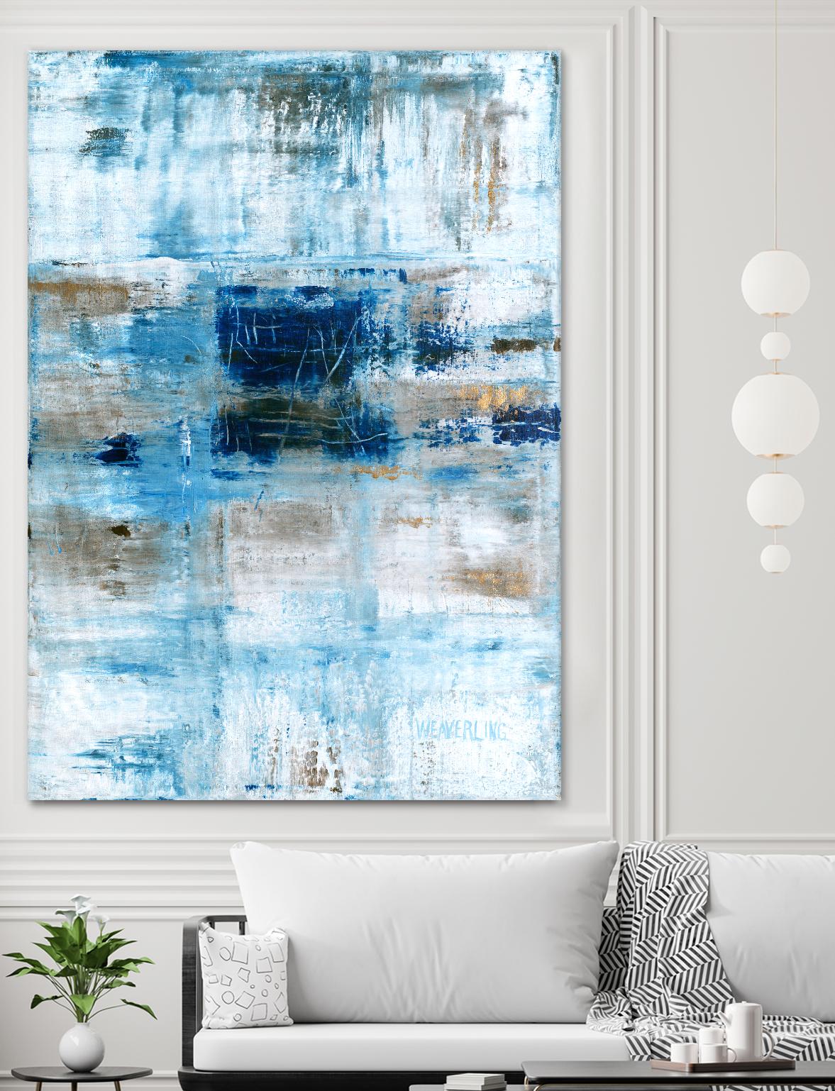 Heaven by Julie Weaverling on GIANT ART - white abstract