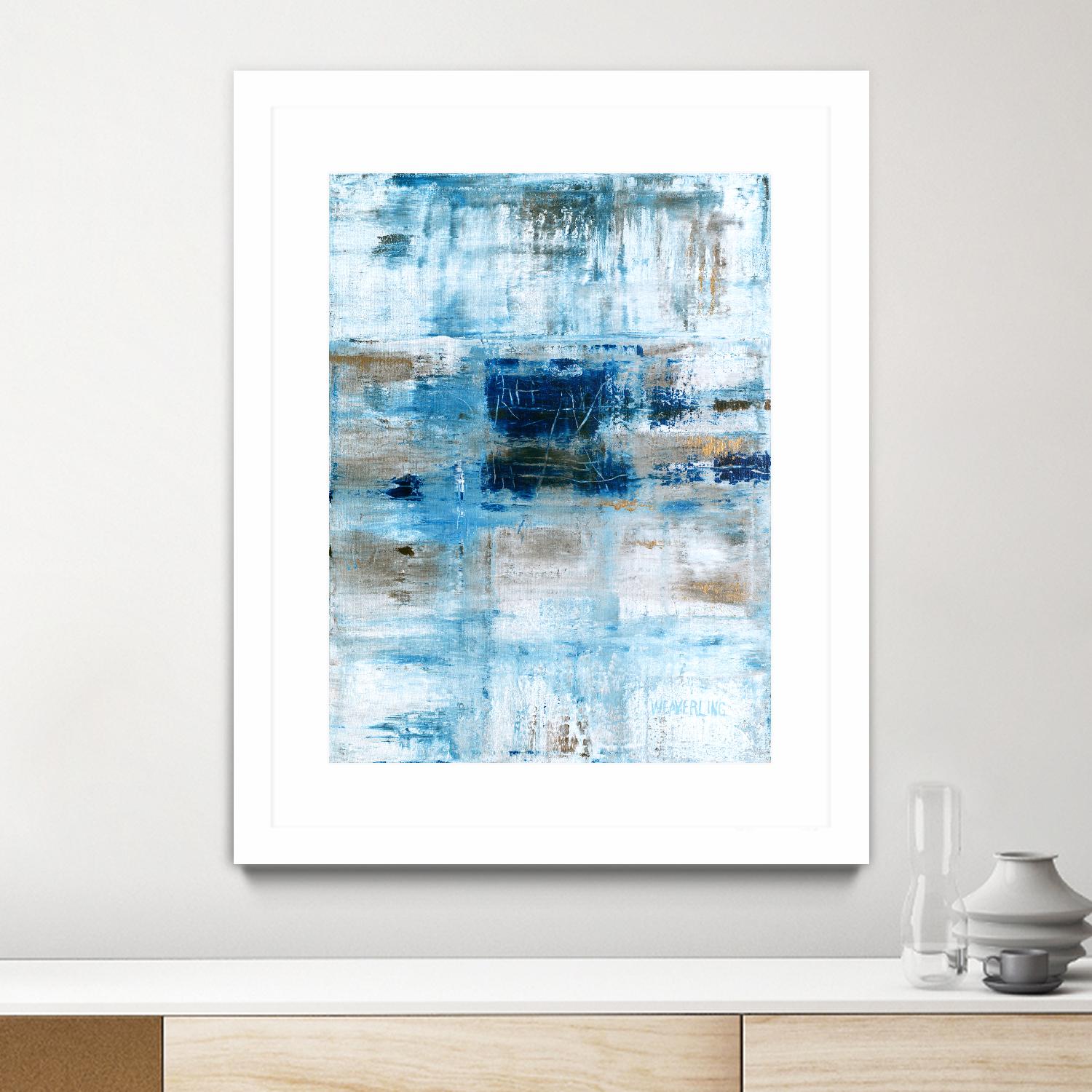 Heaven by Julie Weaverling on GIANT ART - white abstract