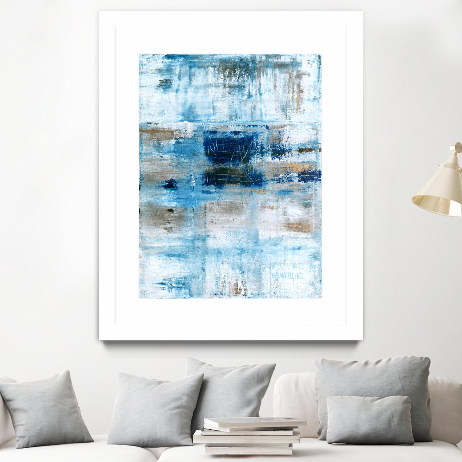 Heaven by Julie Weaverling on GIANT ART - white abstract