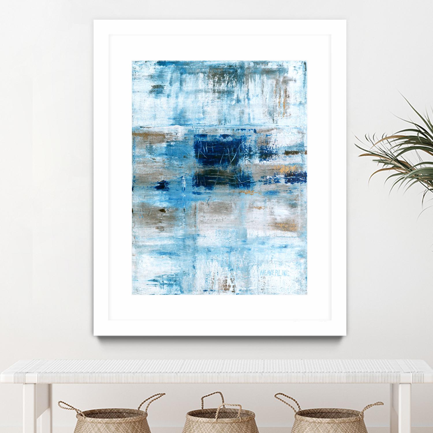 Heaven by Julie Weaverling on GIANT ART - white abstract