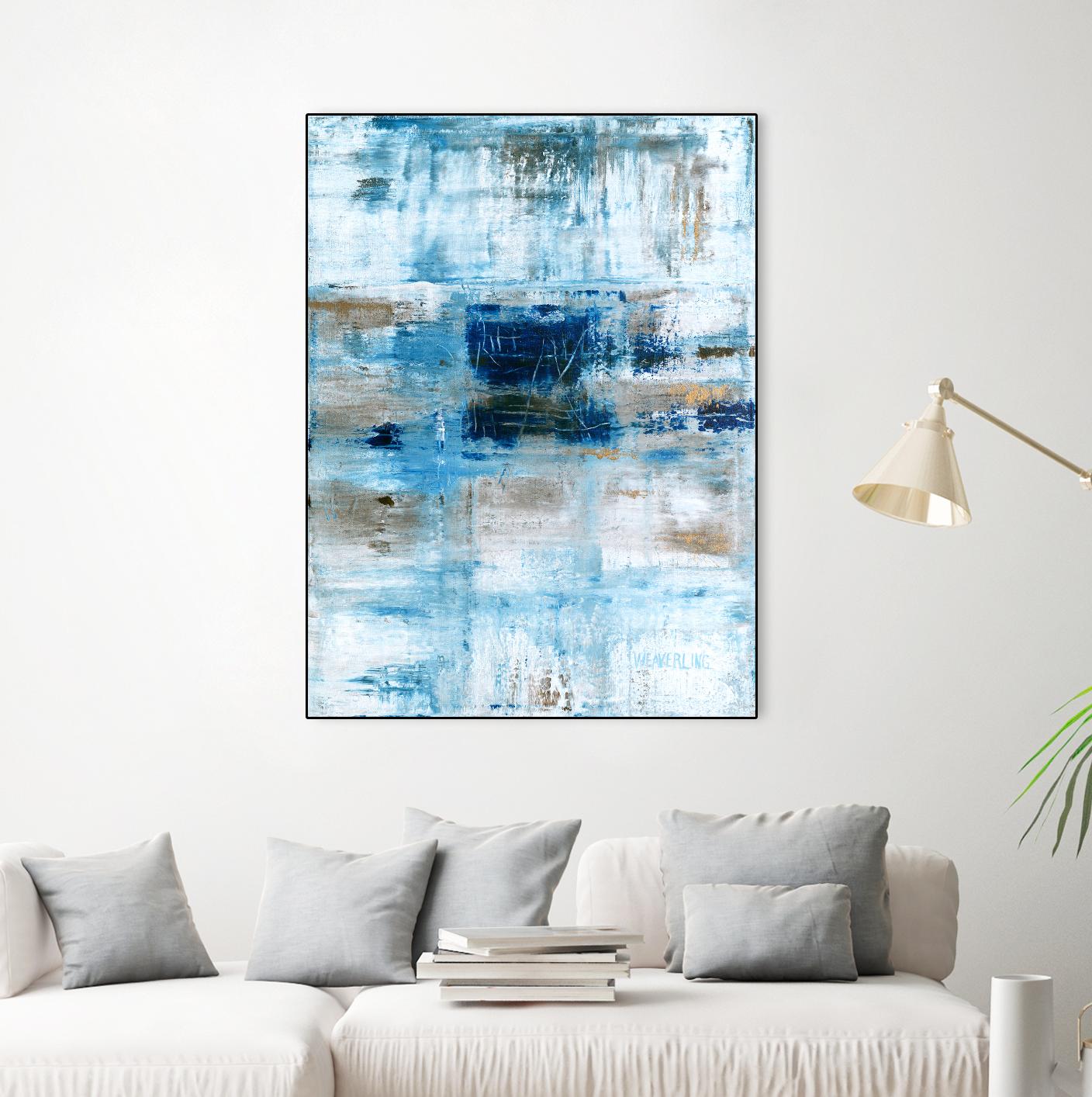 Heaven by Julie Weaverling on GIANT ART - white abstract