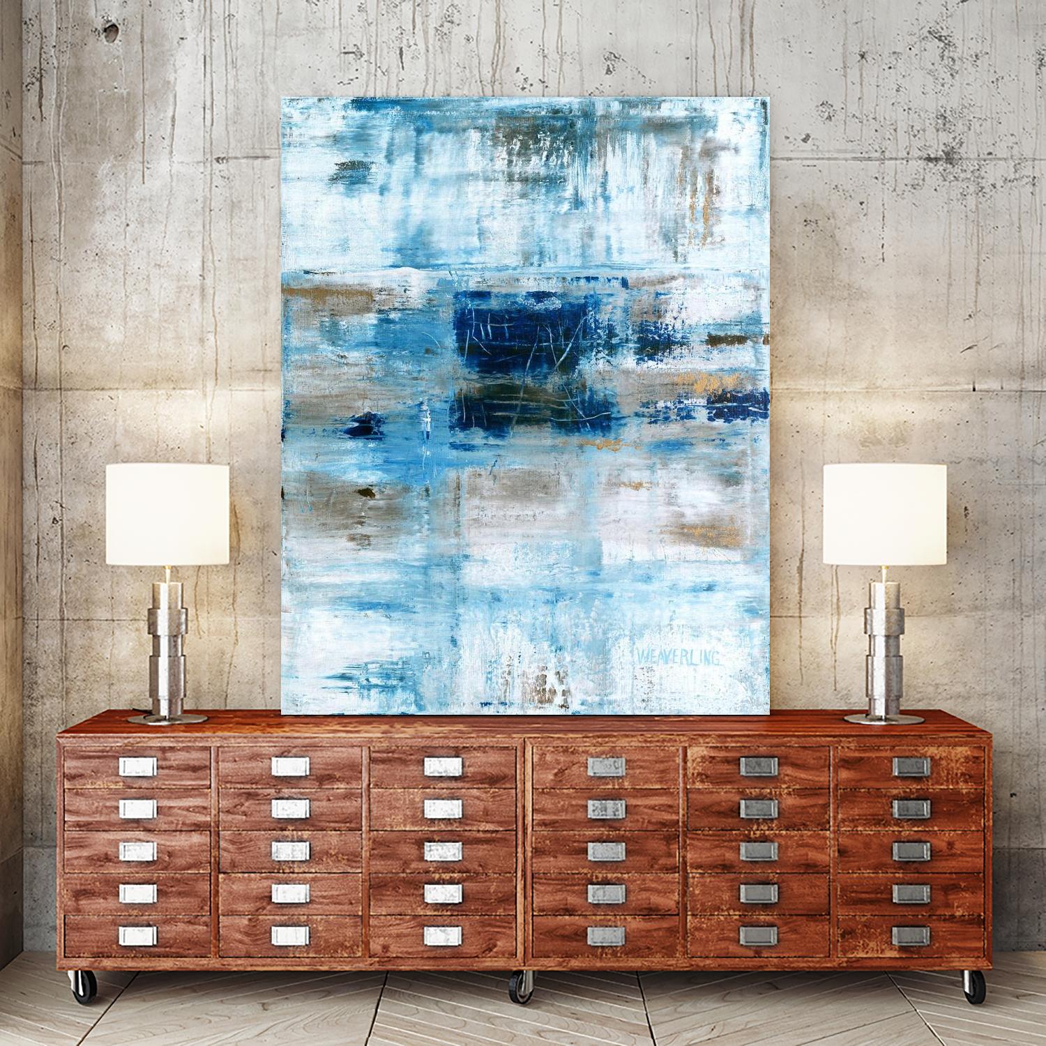 Heaven by Julie Weaverling on GIANT ART - white abstract