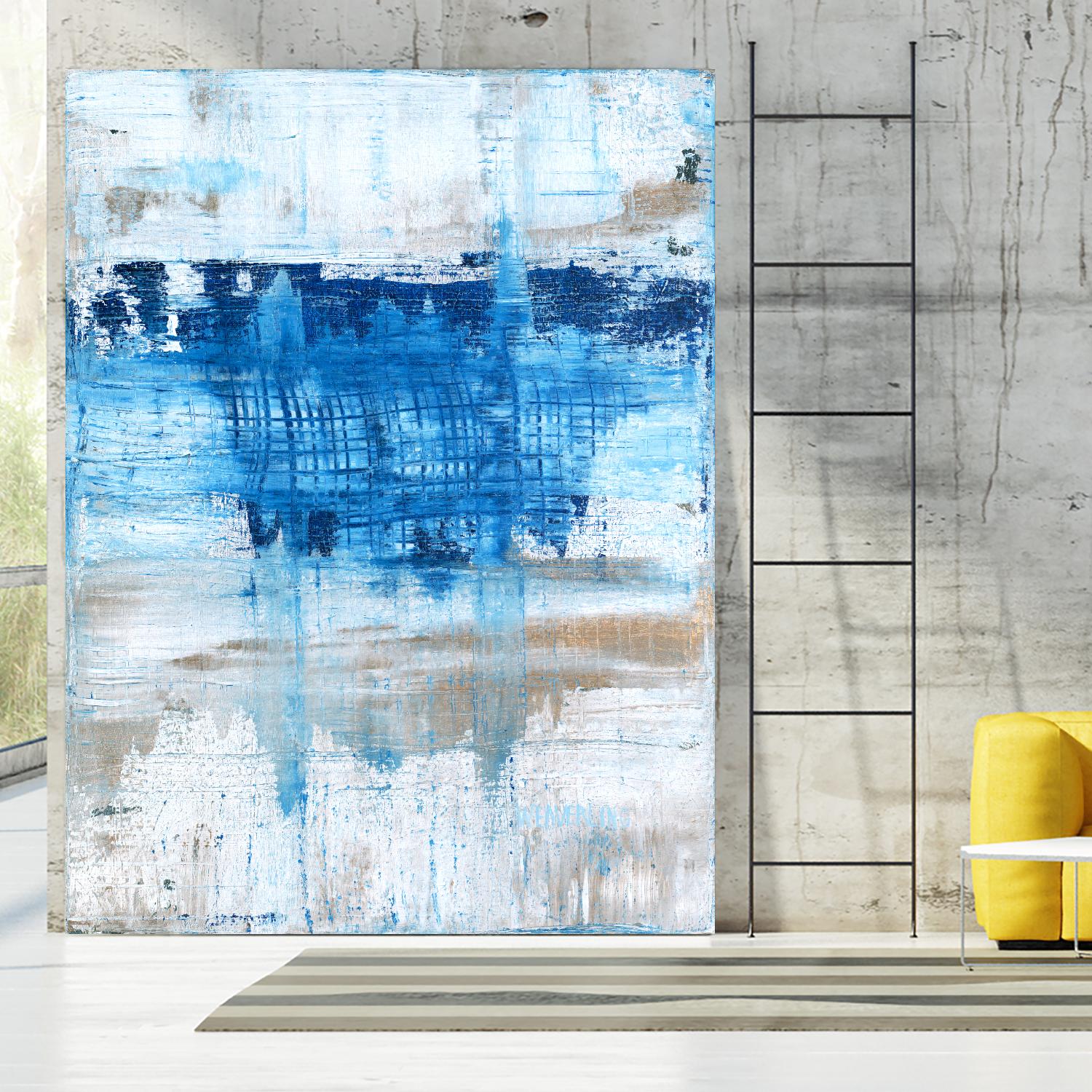 Splash by Julie Weaverling on GIANT ART - white abstract