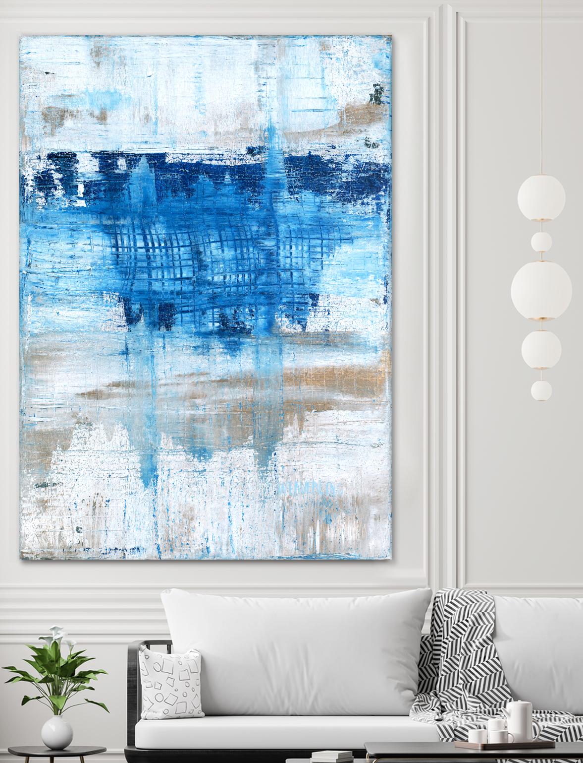 Splash by Julie Weaverling on GIANT ART - white abstract