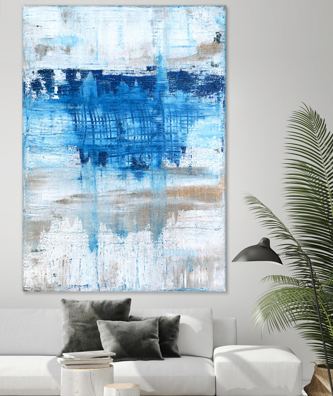 Splash by Julie Weaverling on GIANT ART - white abstract