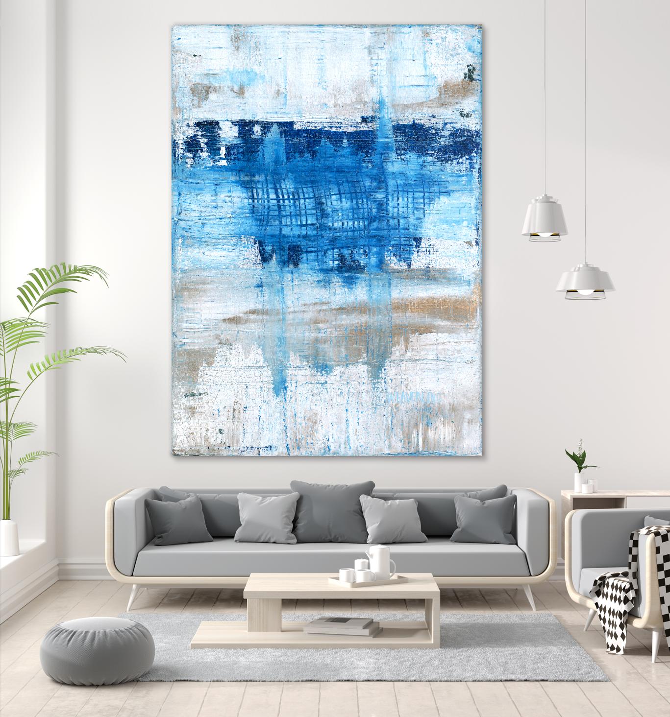 Splash by Julie Weaverling on GIANT ART - white abstract
