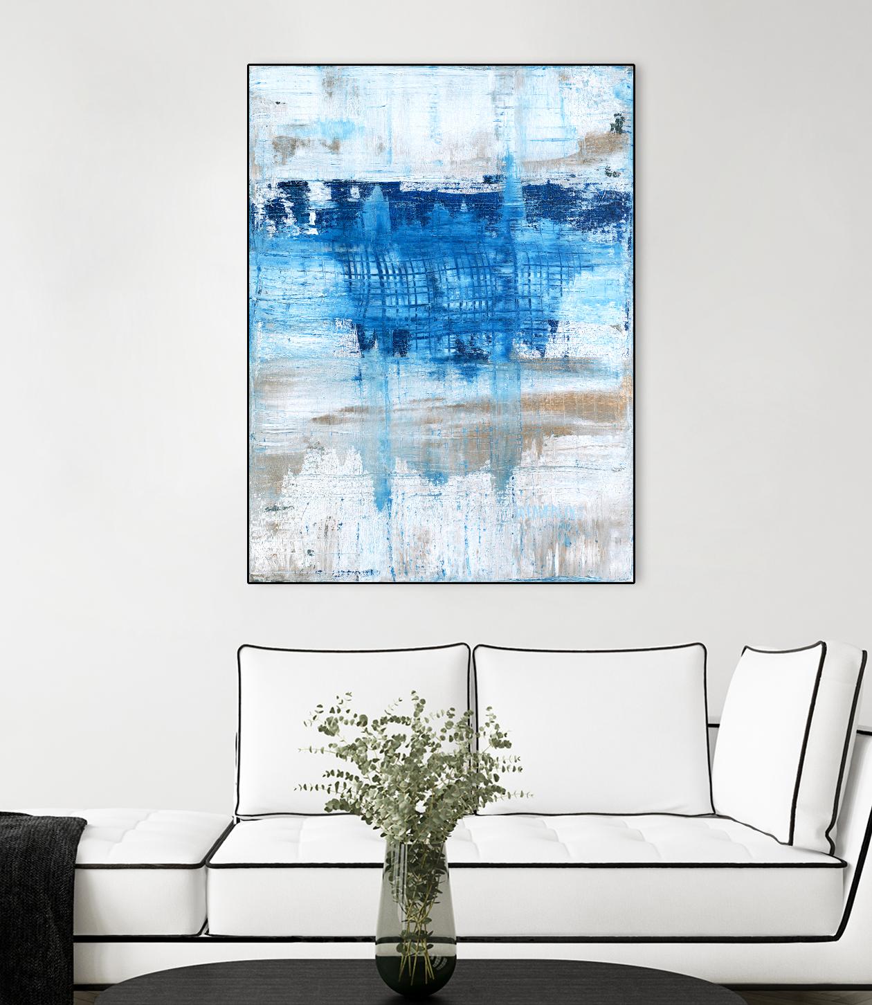 Splash by Julie Weaverling on GIANT ART - white abstract