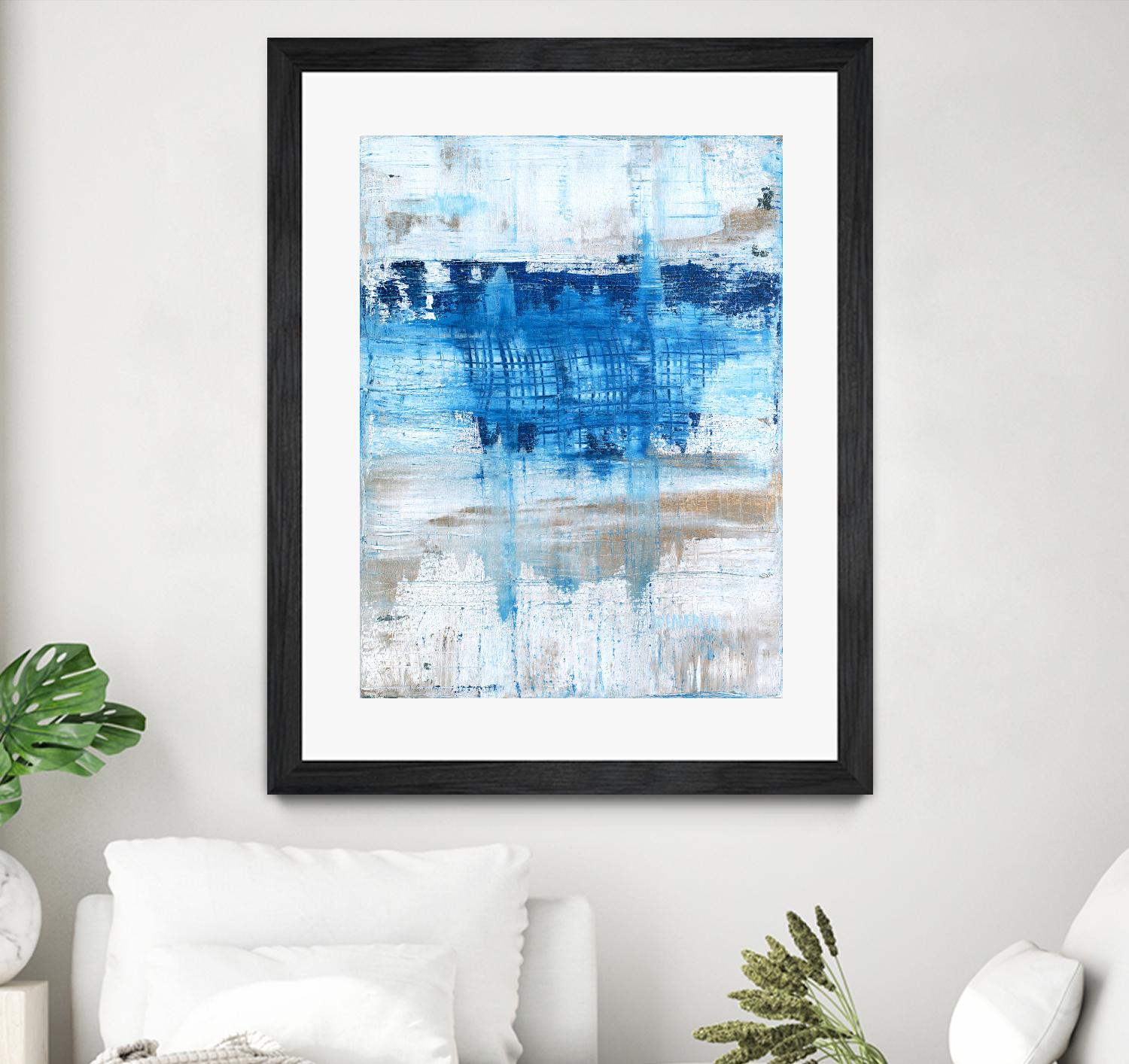 Splash by Julie Weaverling on GIANT ART - white abstract