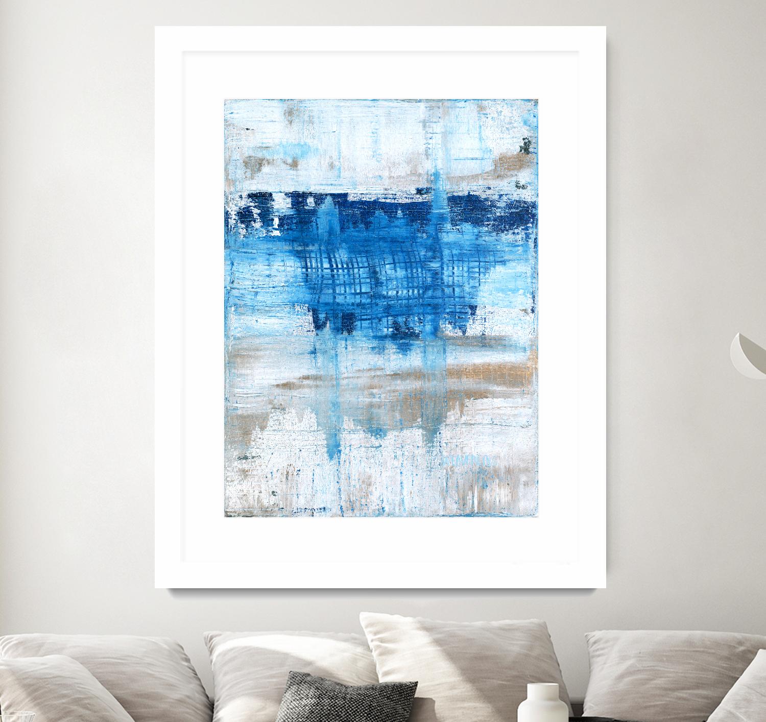 Splash by Julie Weaverling on GIANT ART - white abstract