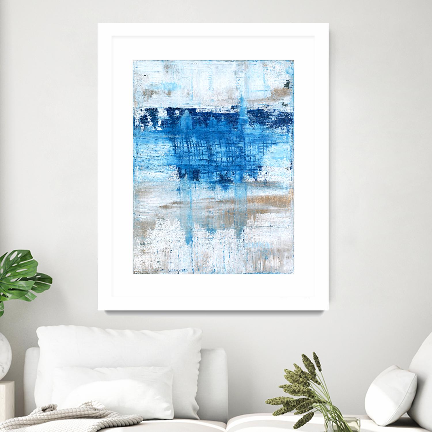 Splash by Julie Weaverling on GIANT ART - white abstract