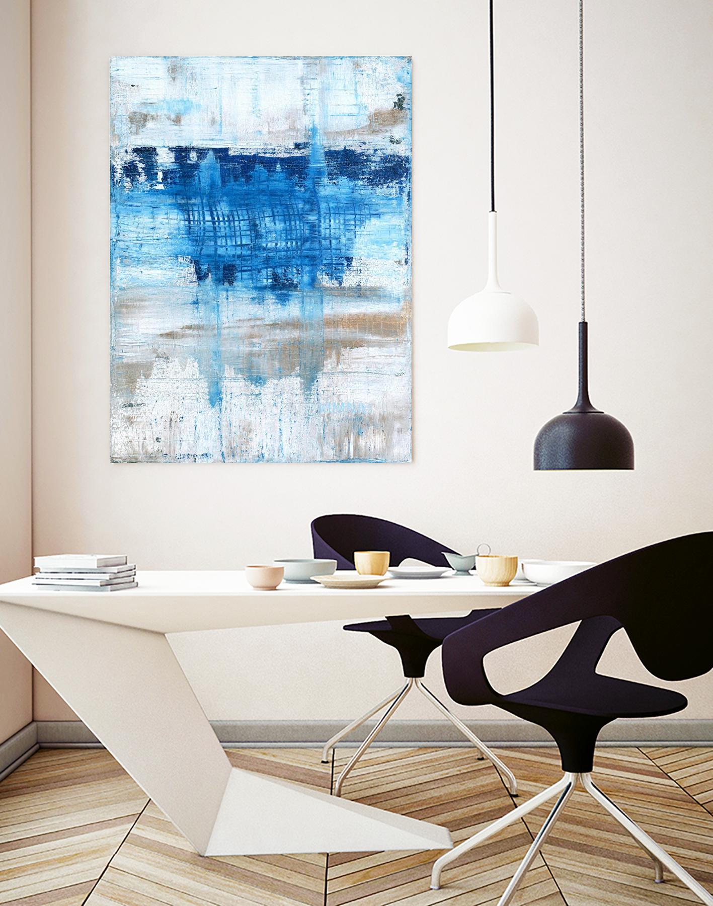 Splash by Julie Weaverling on GIANT ART - white abstract