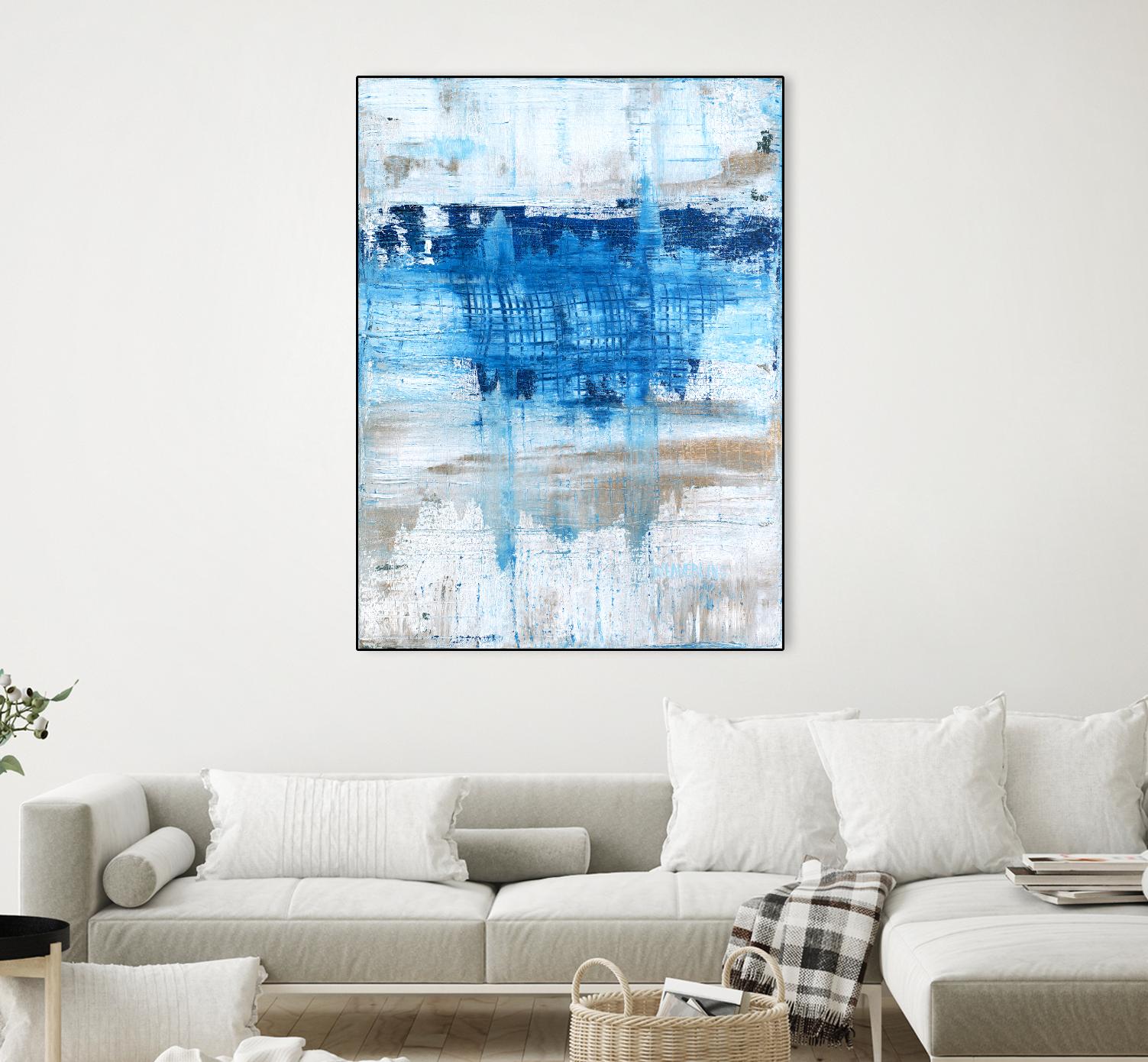 Splash by Julie Weaverling on GIANT ART - white abstract
