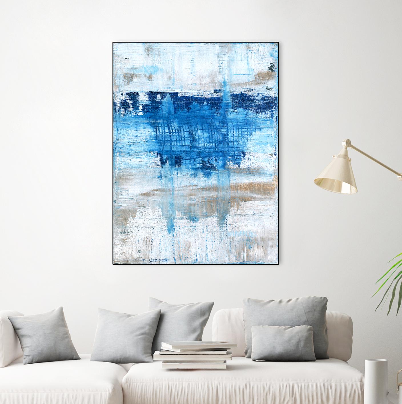 Splash by Julie Weaverling on GIANT ART - white abstract
