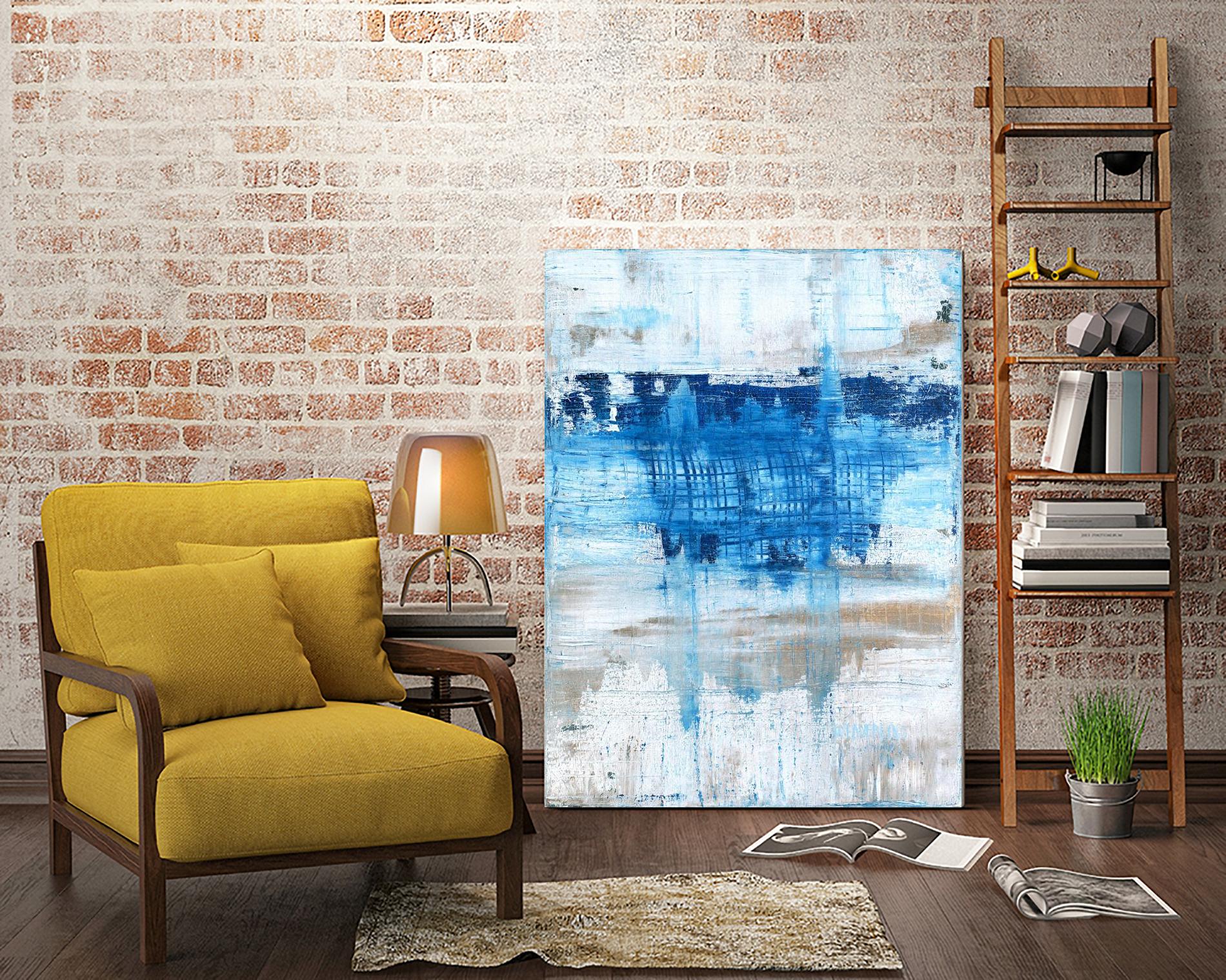 Splash by Julie Weaverling on GIANT ART - white abstract