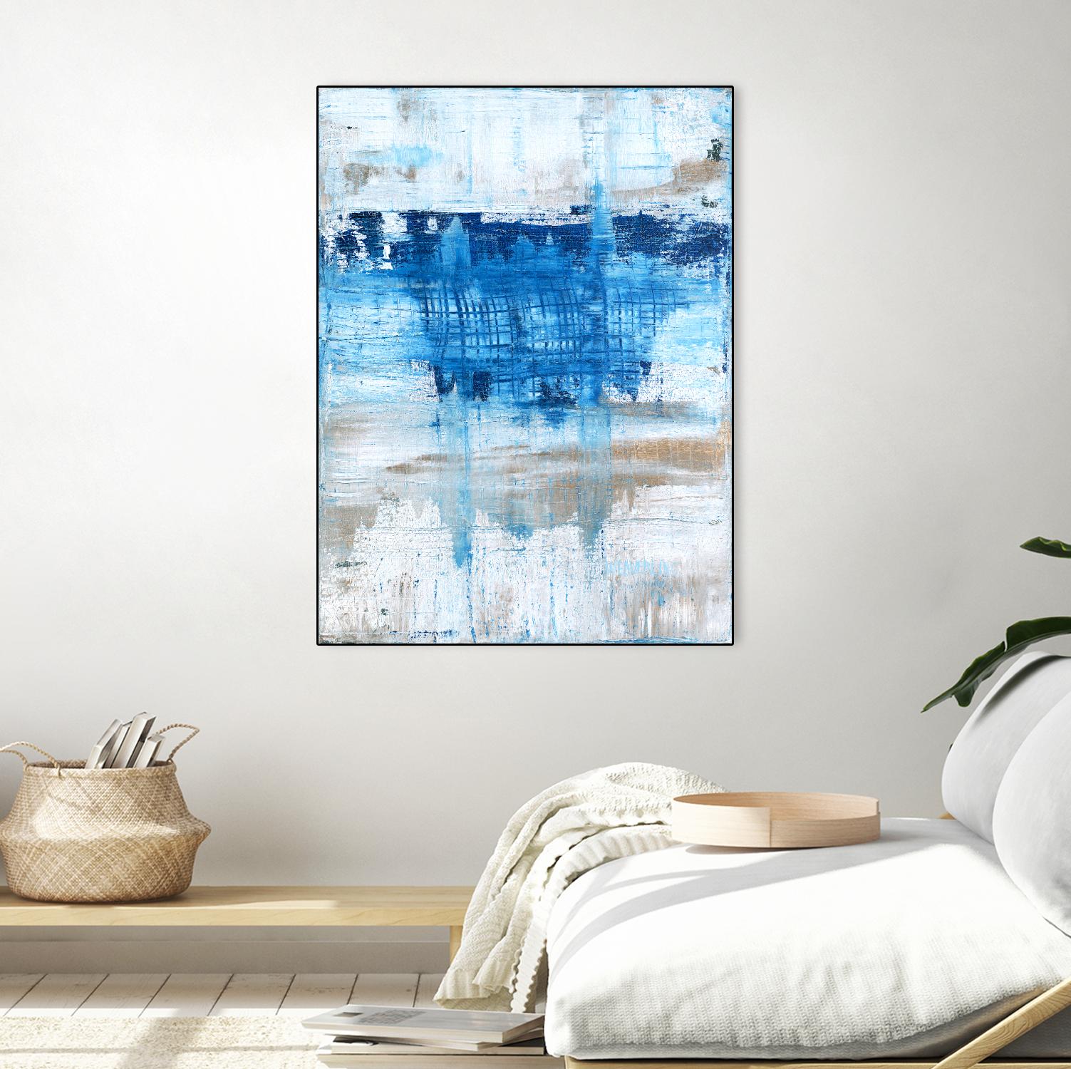 Splash by Julie Weaverling on GIANT ART - white abstract