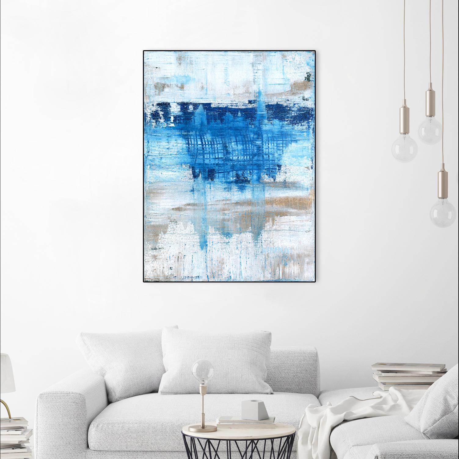Splash by Julie Weaverling on GIANT ART - white abstract