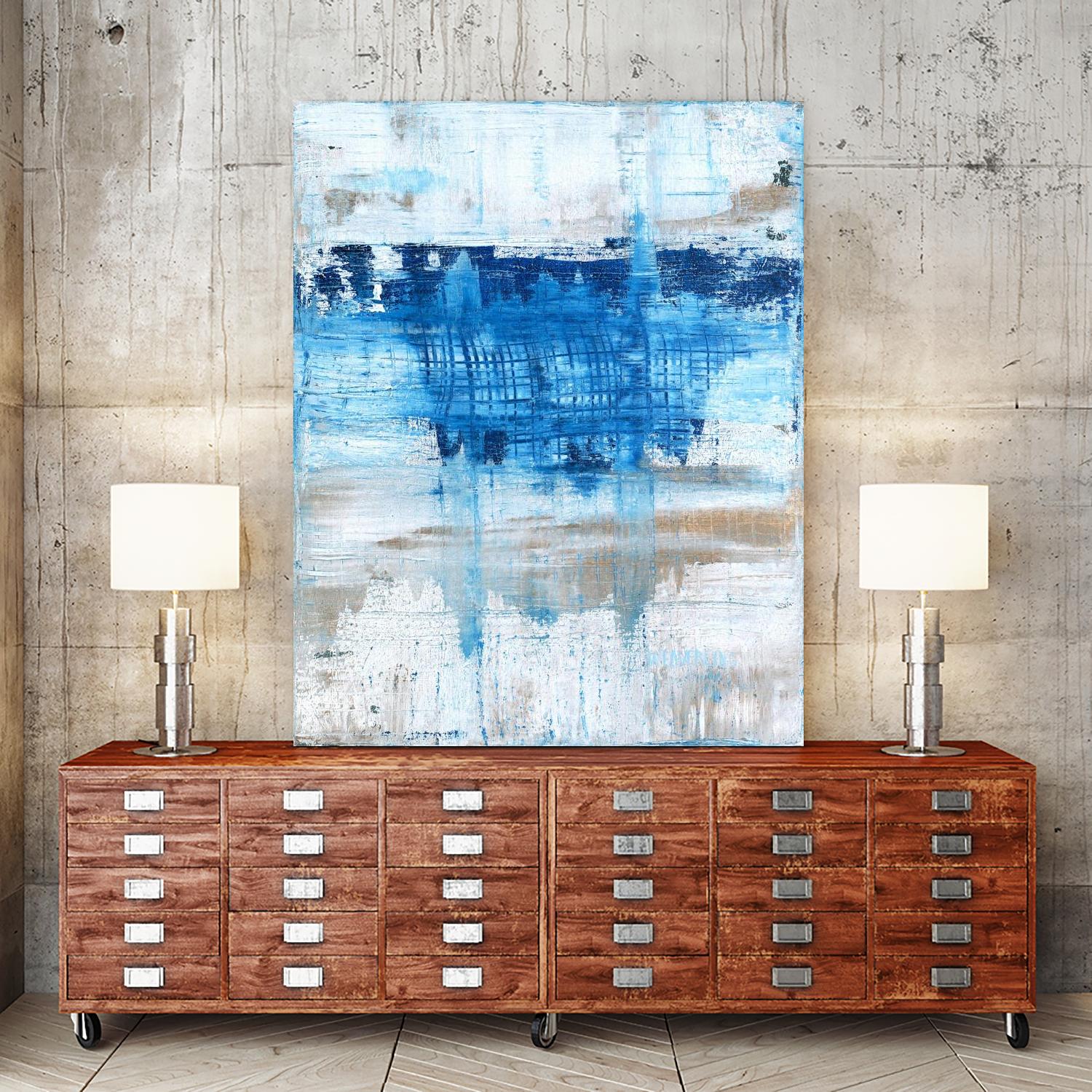 Splash by Julie Weaverling on GIANT ART - white abstract