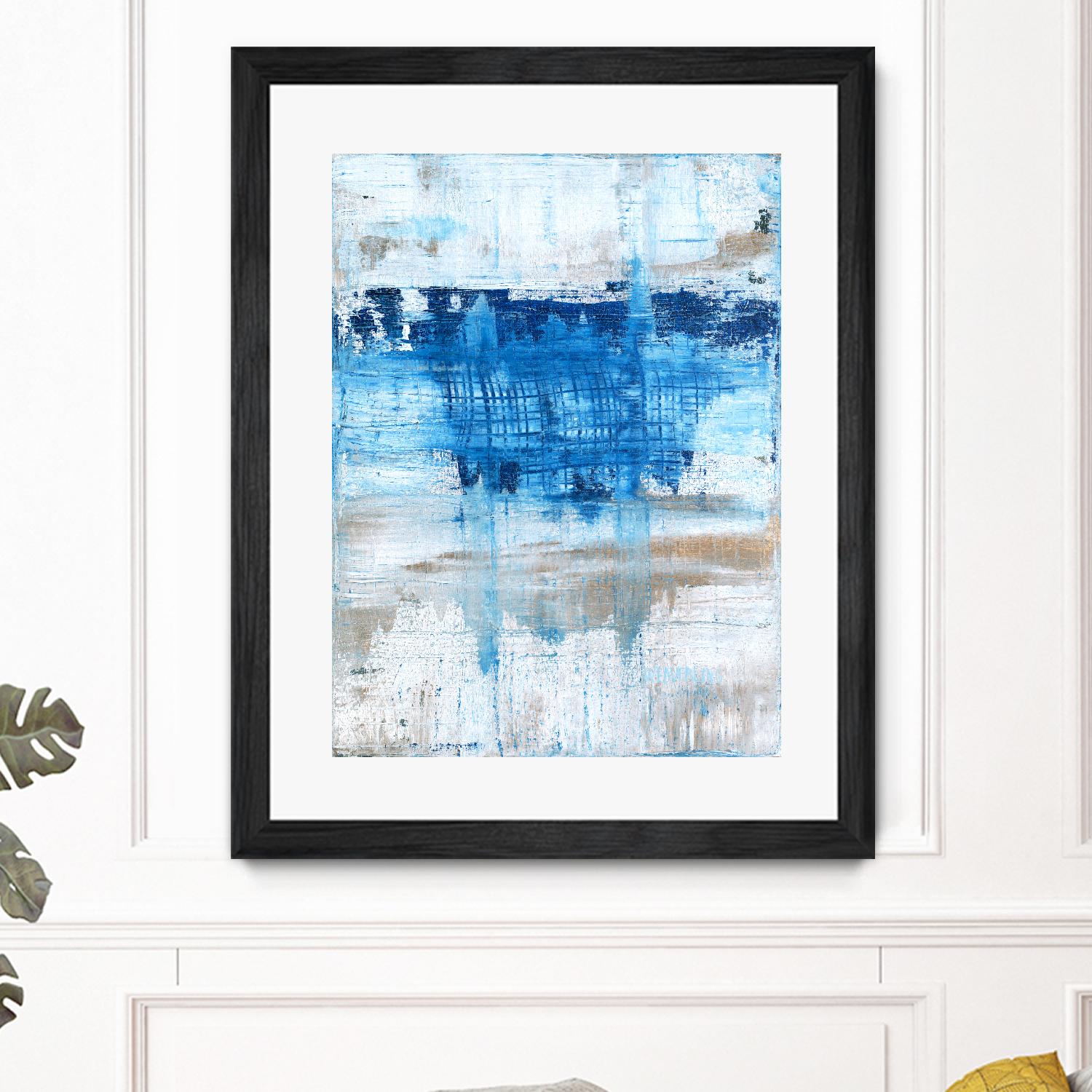 Splash by Julie Weaverling on GIANT ART - white abstract