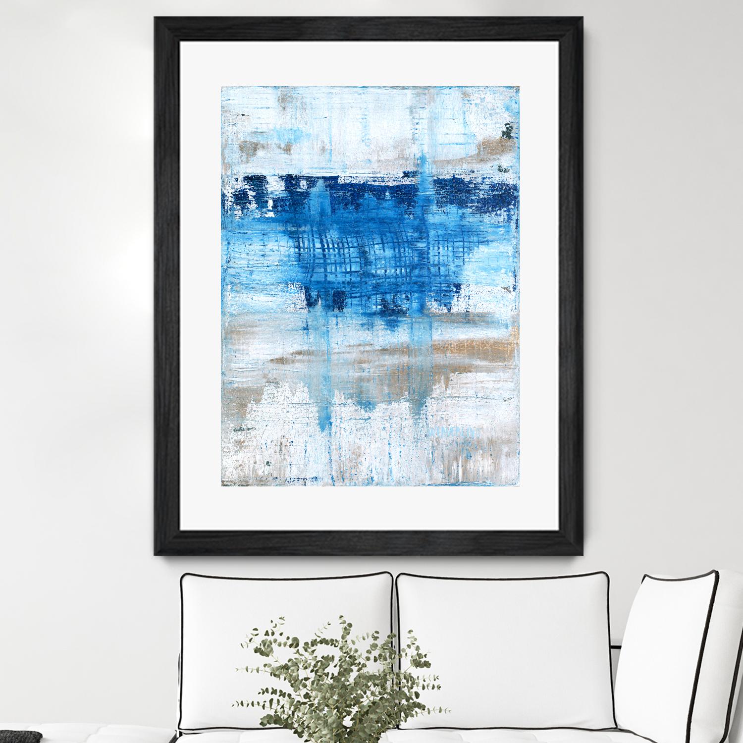 Splash by Julie Weaverling on GIANT ART - white abstract