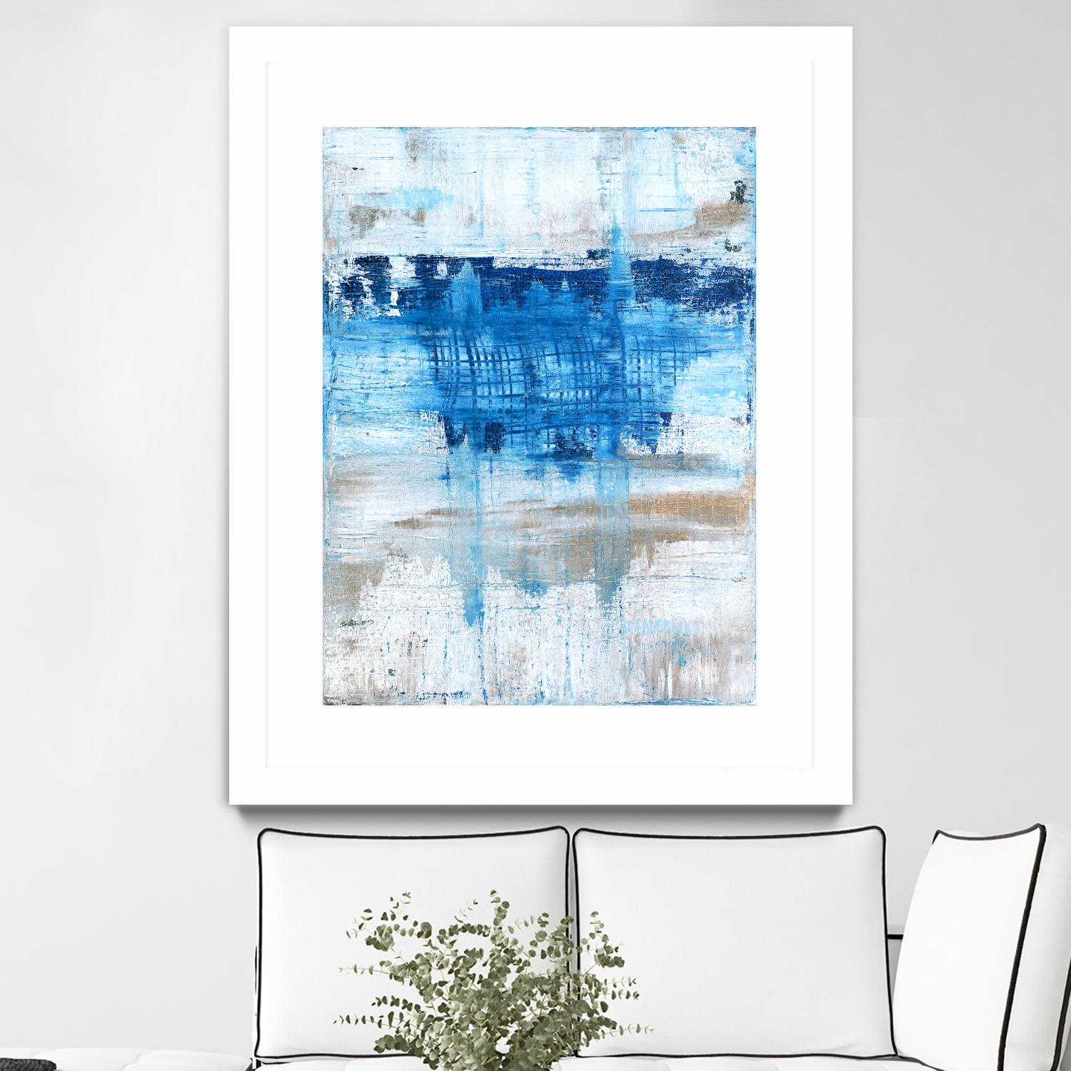Splash by Julie Weaverling on GIANT ART - white abstract