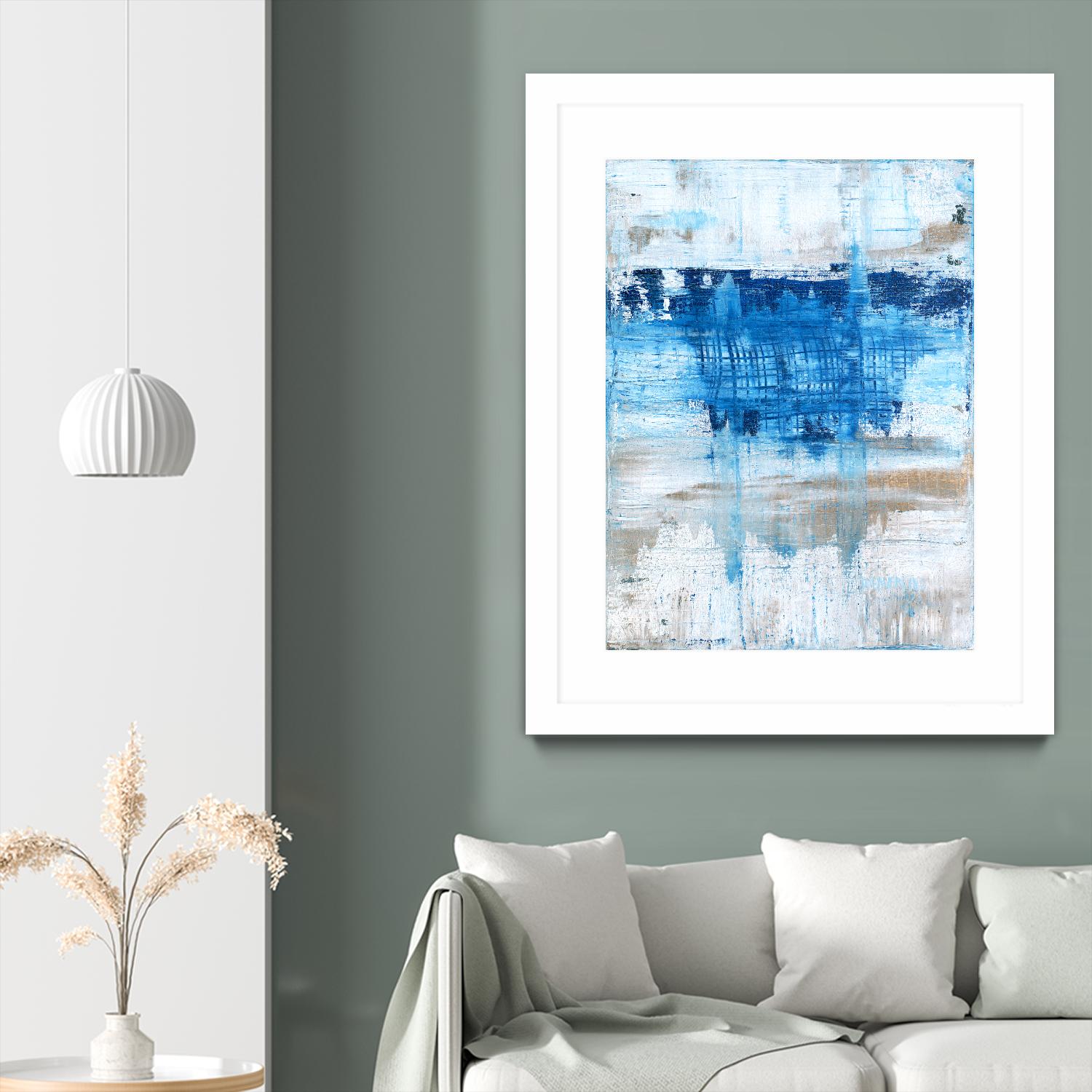 Splash by Julie Weaverling on GIANT ART - white abstract