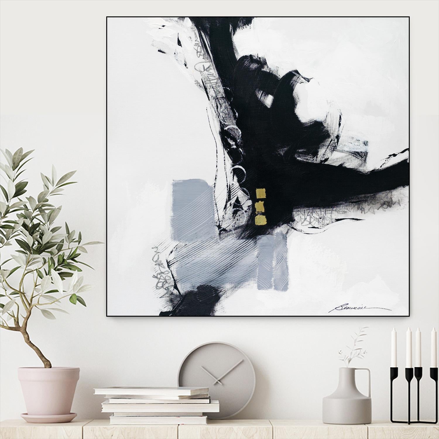 Three Hots and a Cot by Beau Wild on GIANT ART - multi abstracts, contemporary