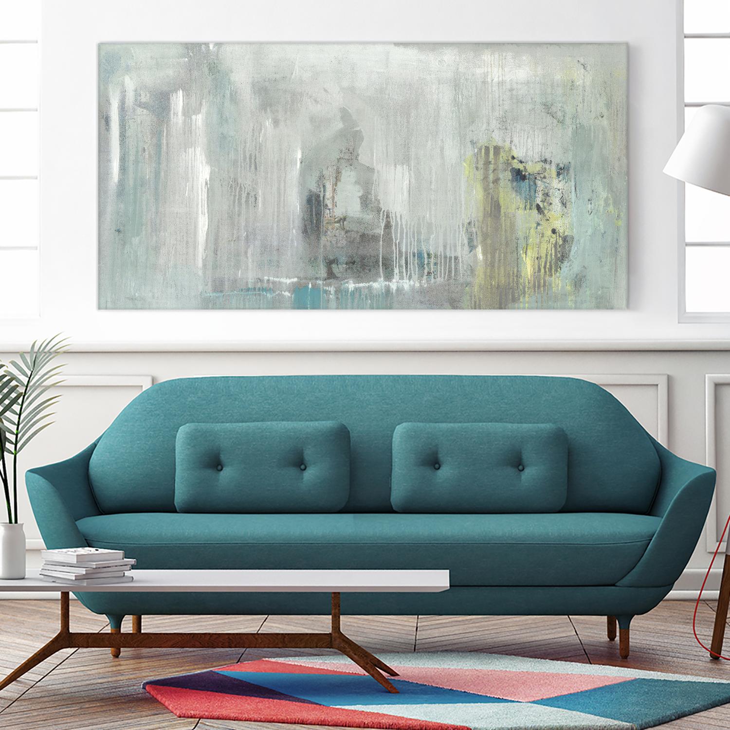 A Storm In Sea by Grace Rowman on GIANT ART - white abstract