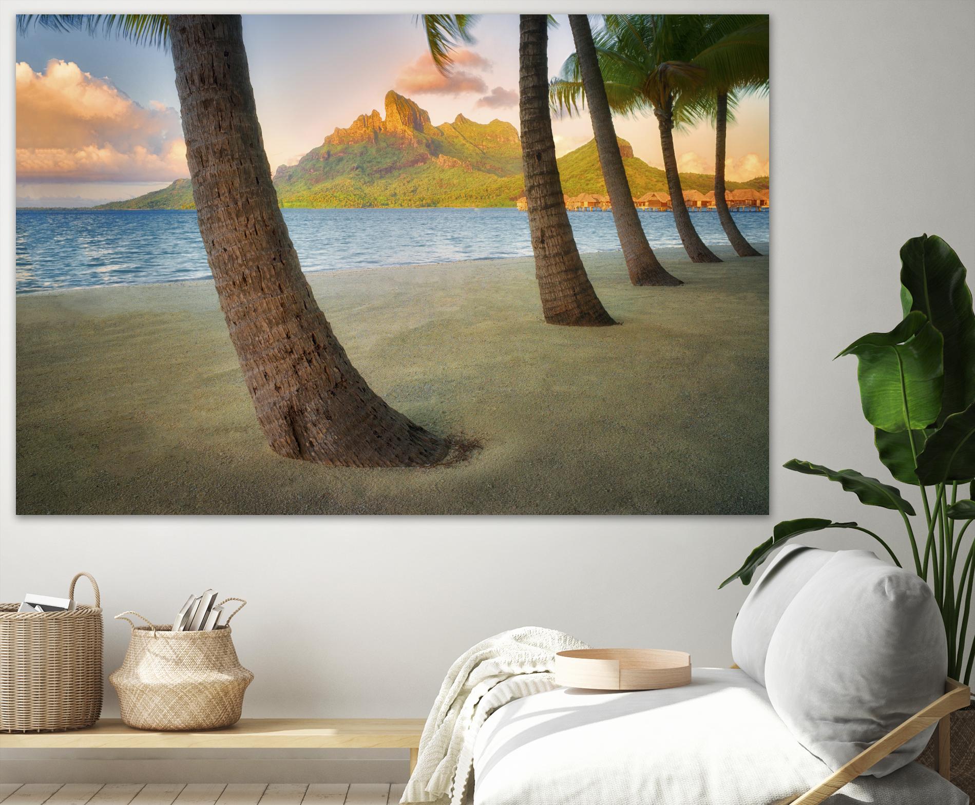 Palm Island by Dennis Frates on GIANT ART - blue tropical