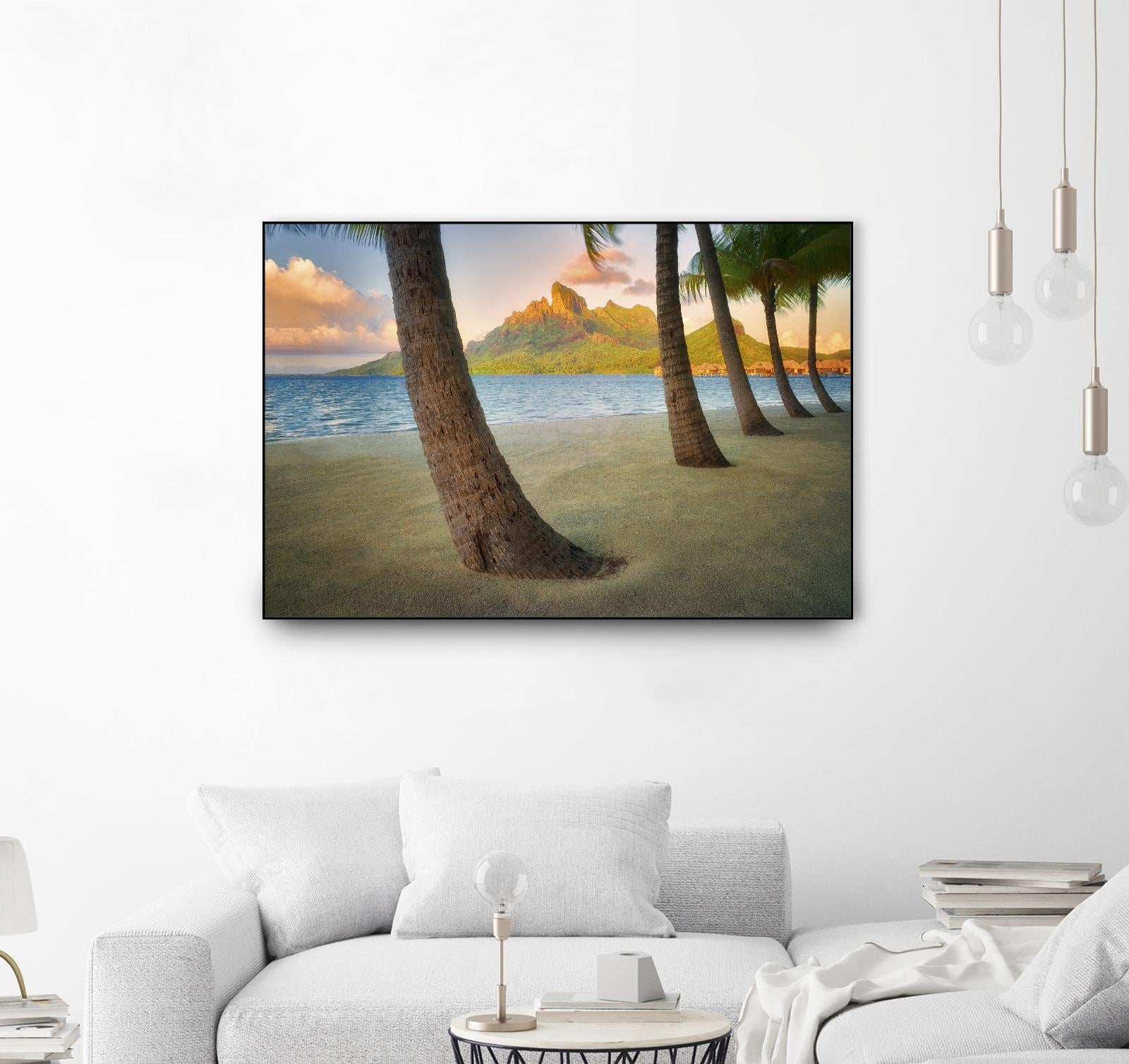 Palm Island by Dennis Frates on GIANT ART - blue tropical