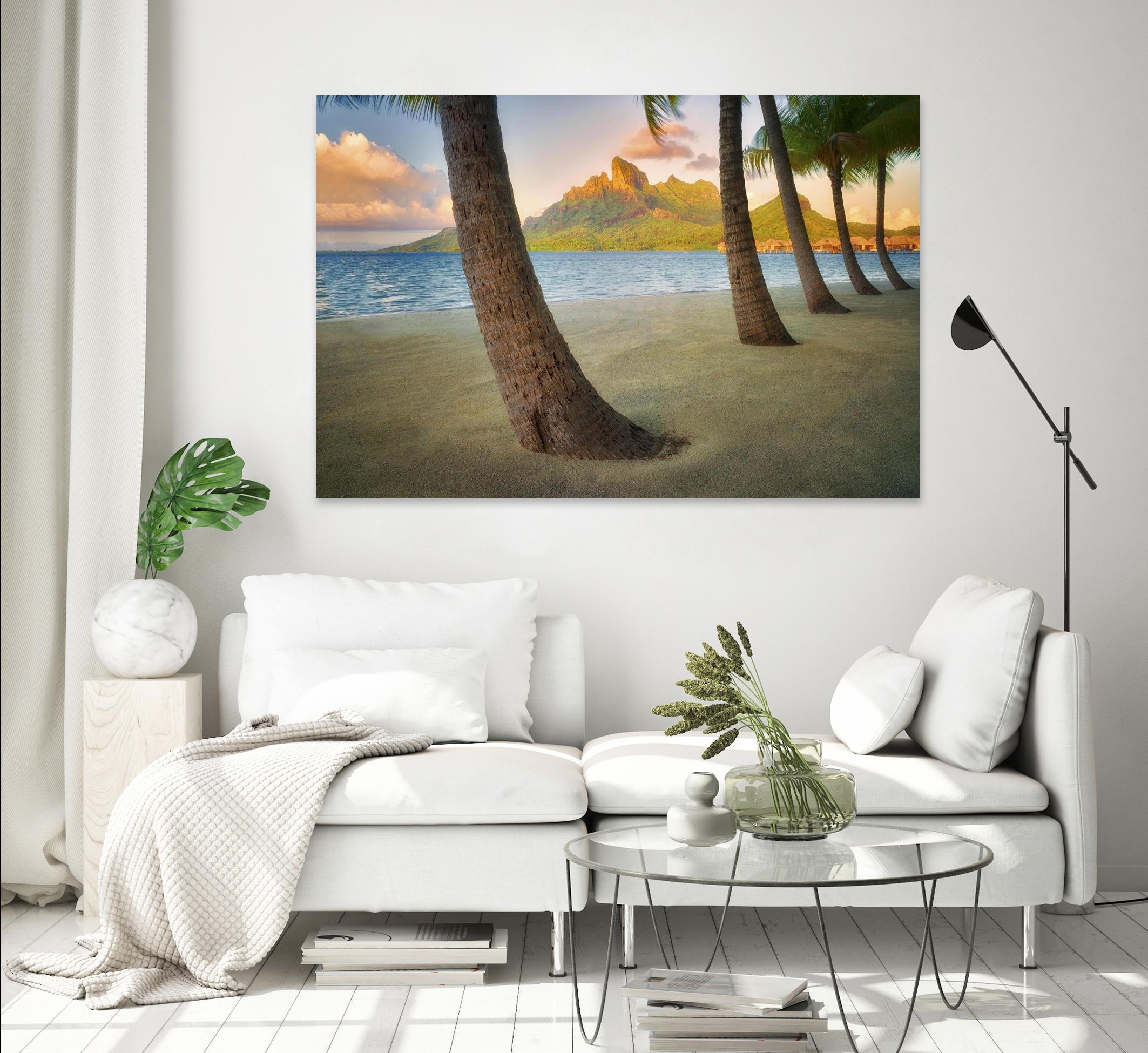 Palm Island by Dennis Frates on GIANT ART - blue tropical