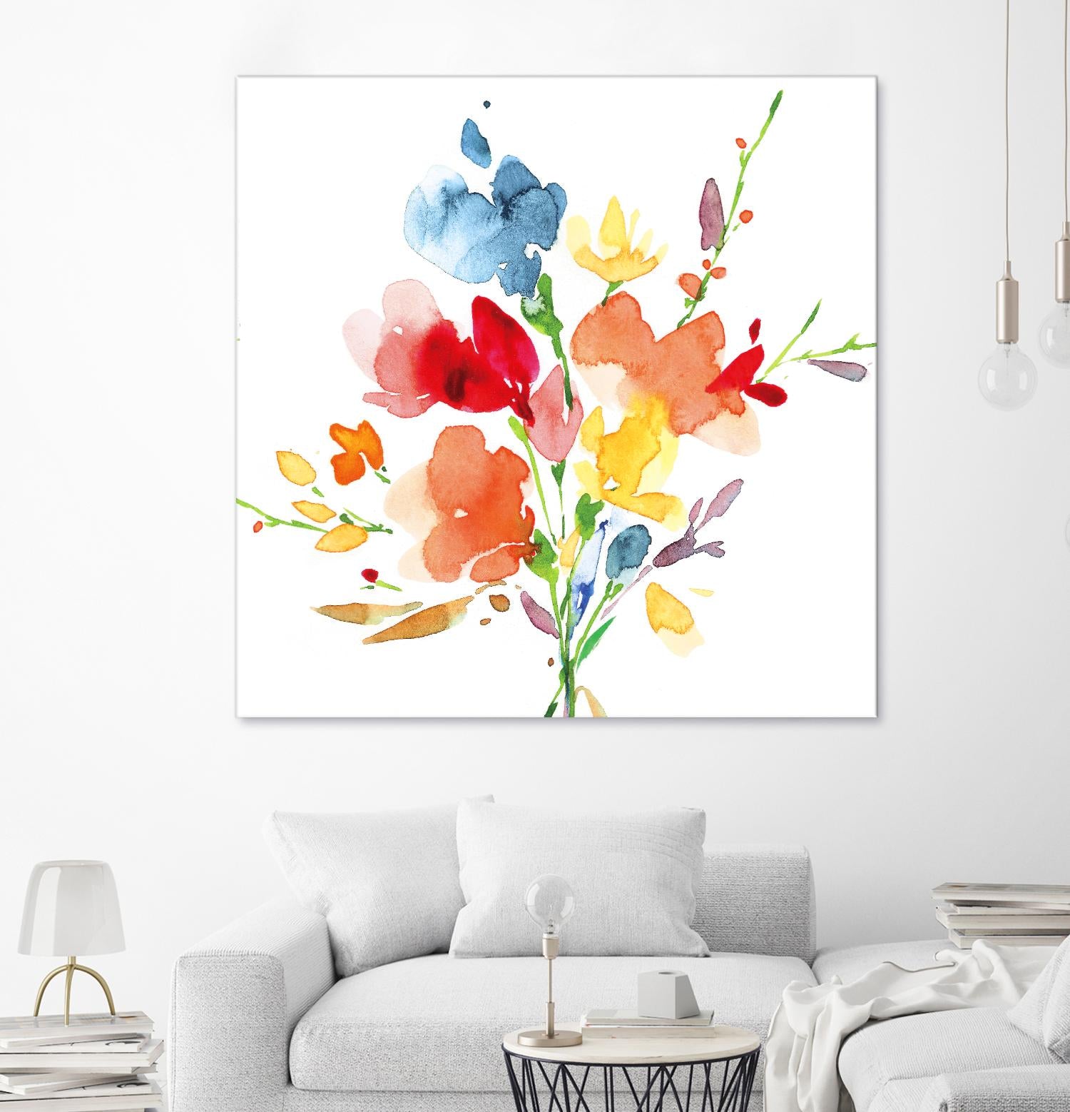 Bouquet by Isabelle Z on GIANT ART - white floral