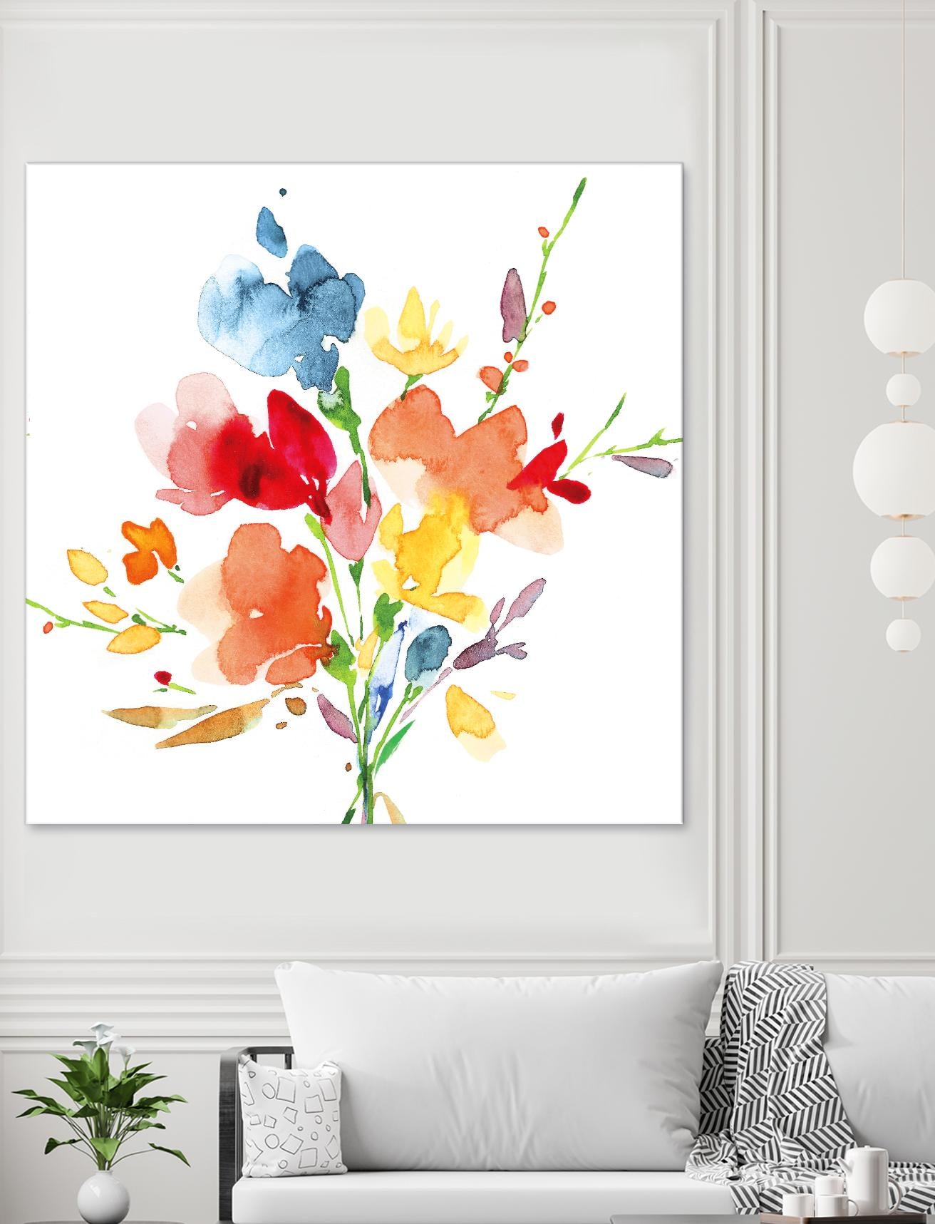 Bouquet by Isabelle Z on GIANT ART - white floral
