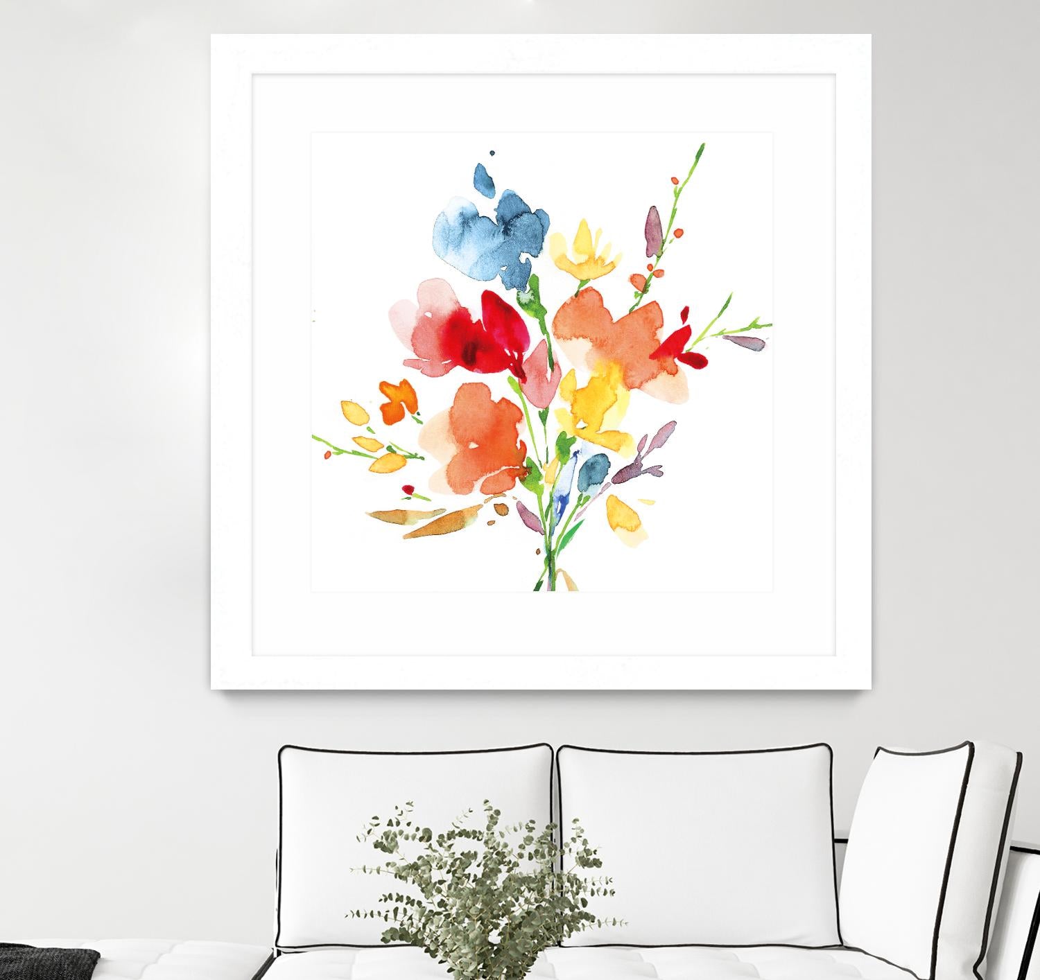 Bouquet by Isabelle Z on GIANT ART - white floral