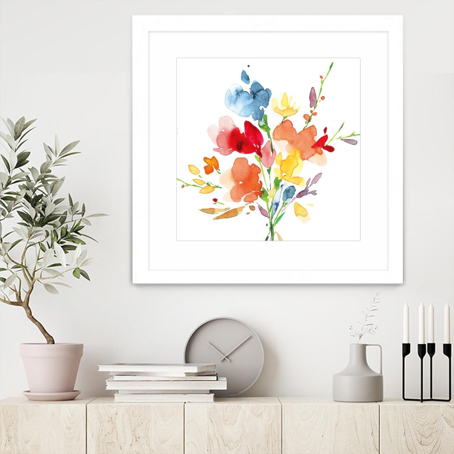 Bouquet by Isabelle Z on GIANT ART - white floral