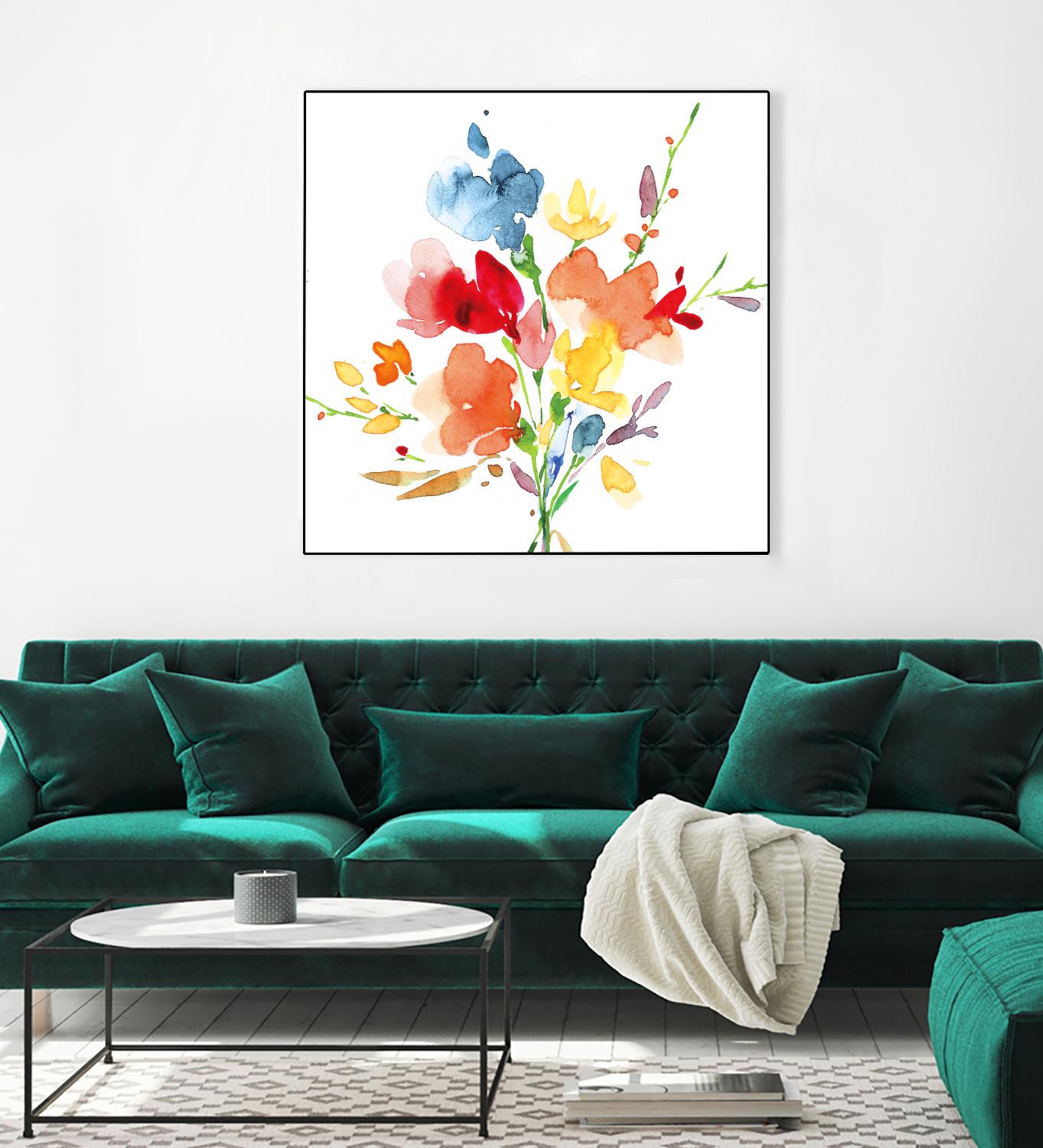 Bouquet by Isabelle Z on GIANT ART - white floral