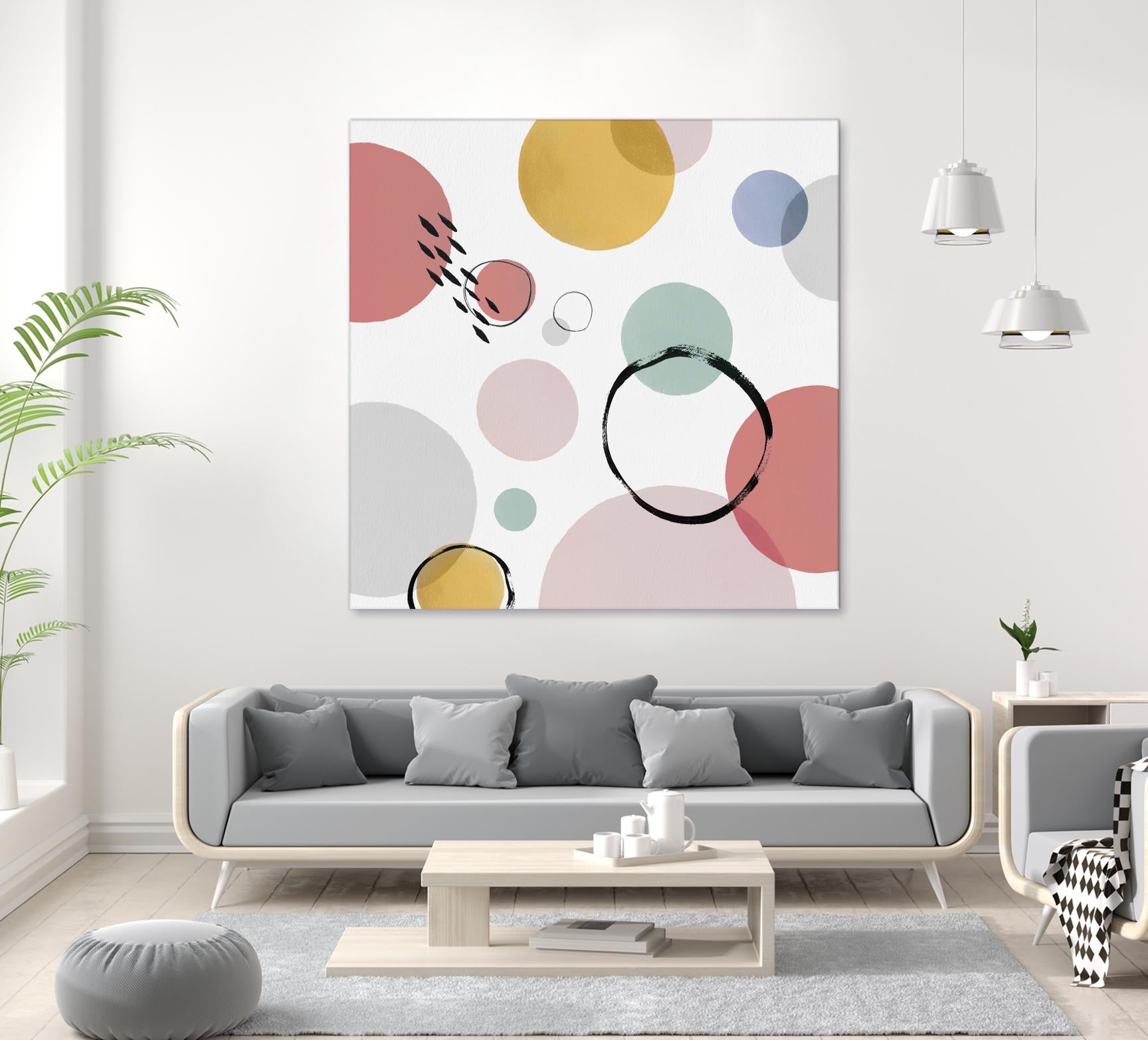 Colour Motion I by Isabelle Z on GIANT ART - red abstract