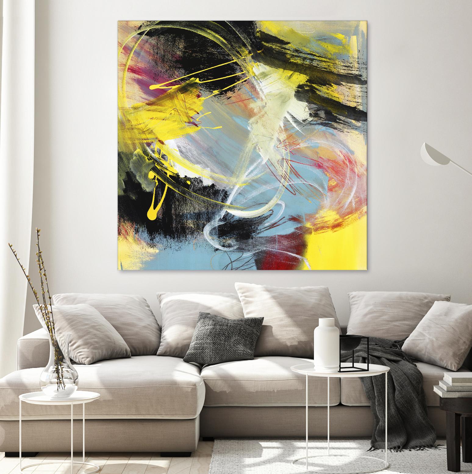 Storms in the Night by Bianka Guna on GIANT ART - black abstract