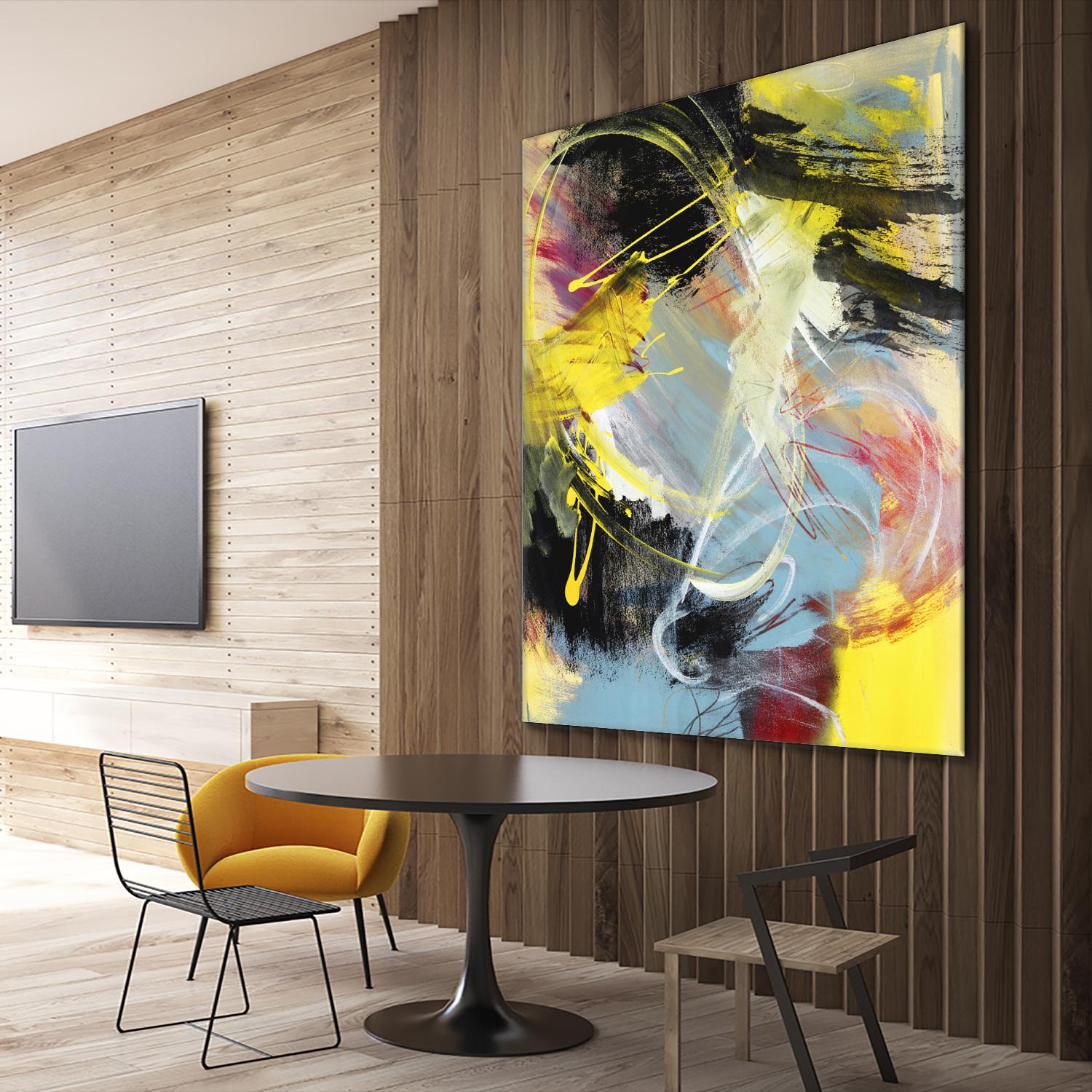 Storms in the Night by Bianka Guna on GIANT ART - black abstract