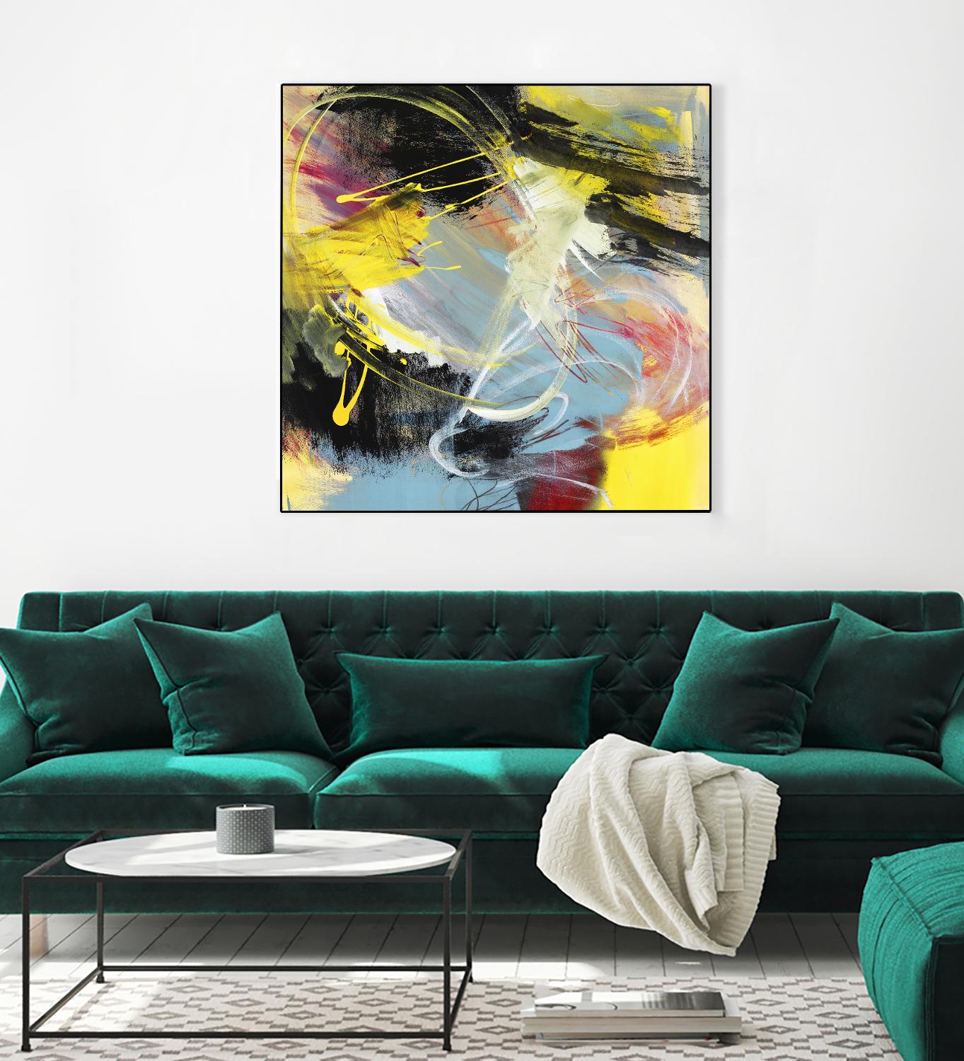 Storms in the Night by Bianka Guna on GIANT ART - black abstract