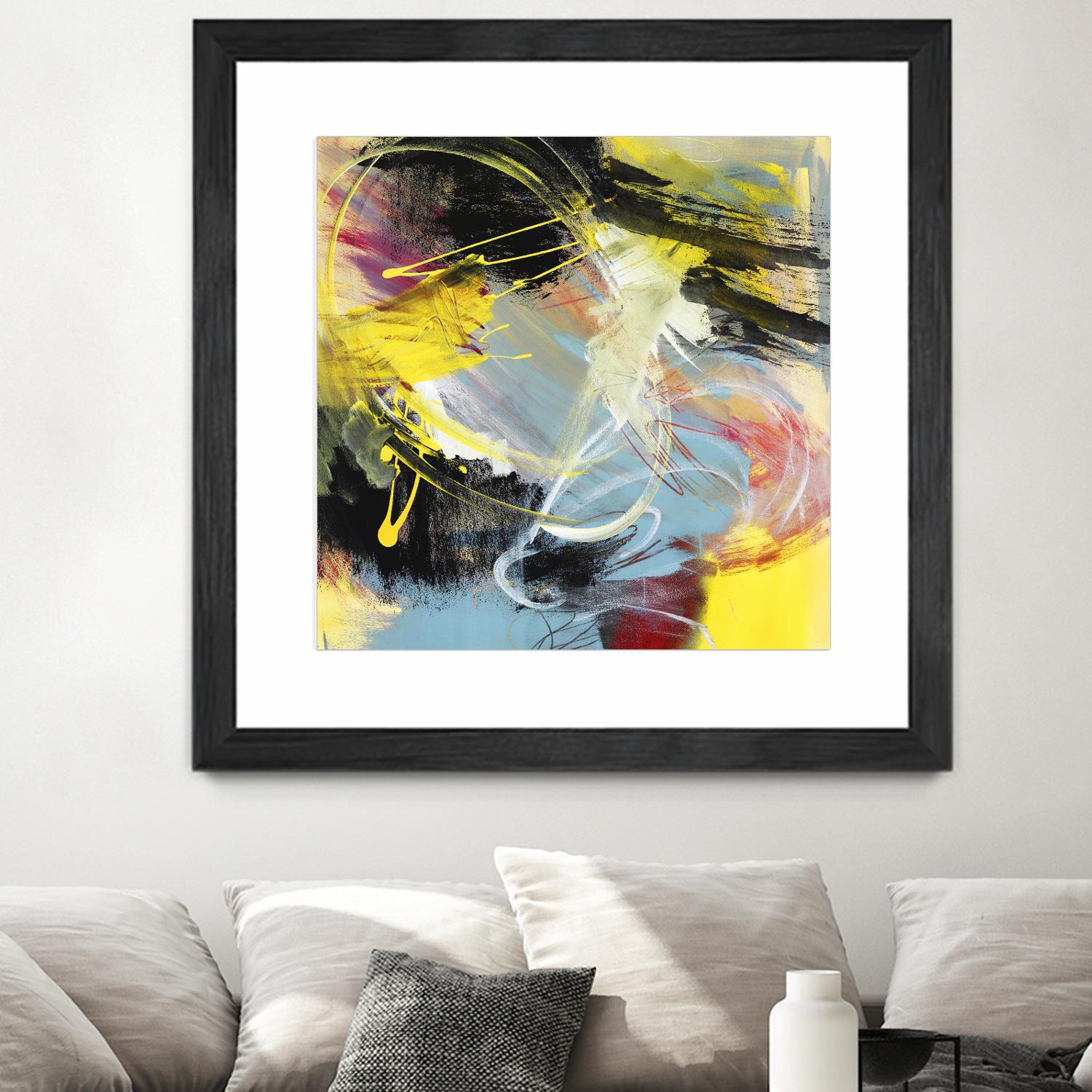 Storms in the Night by Bianka Guna on GIANT ART - black abstract