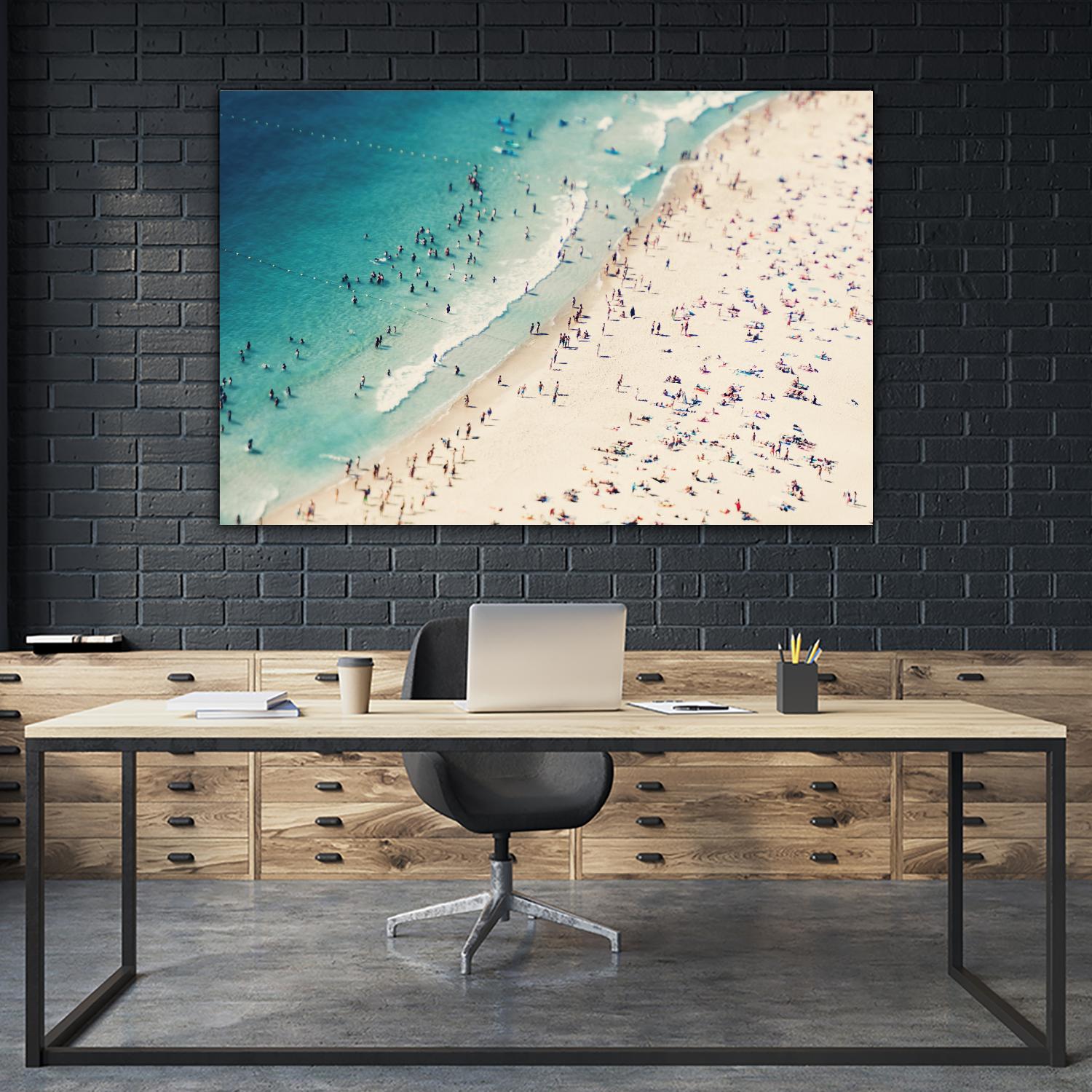 Summer Fun I by Ingrid Beddoes on GIANT ART - beige photograpy sand