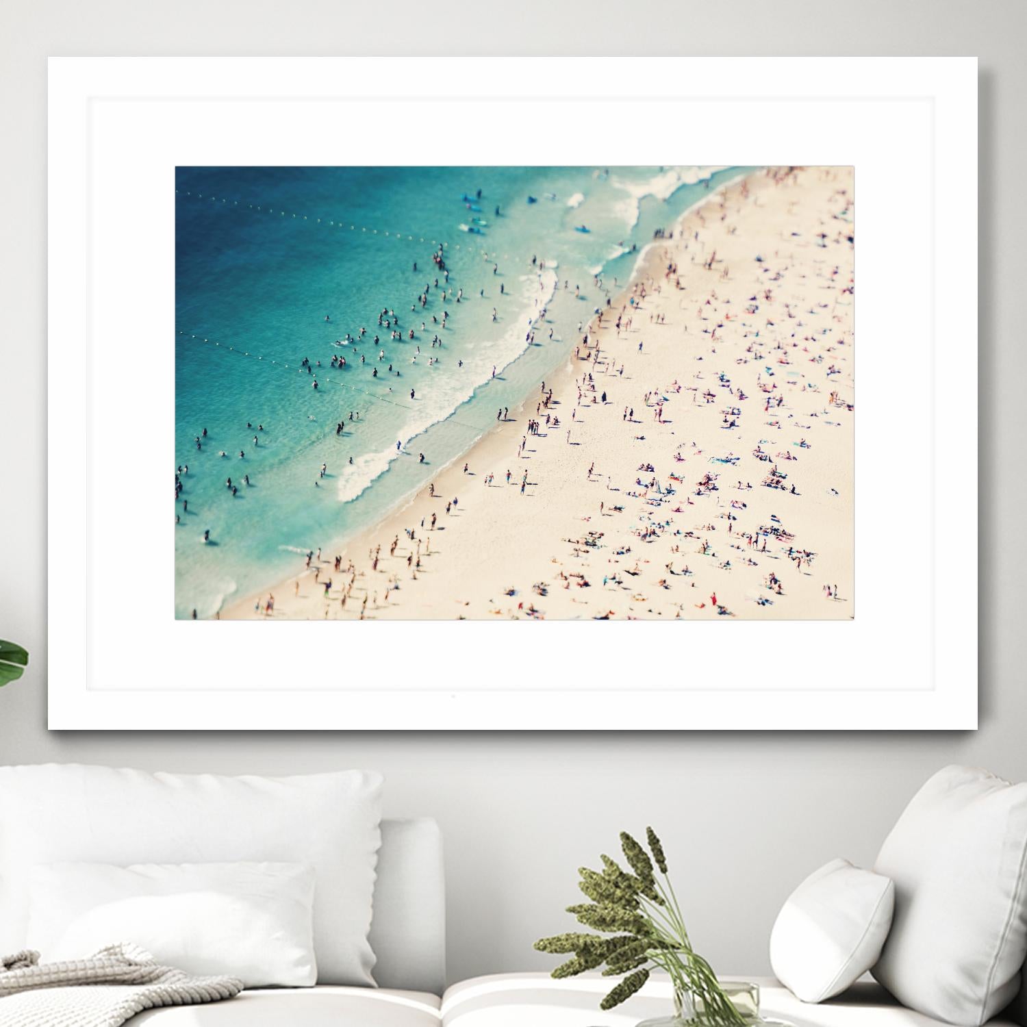 Summer Fun I by Ingrid Beddoes on GIANT ART - beige photograpy sand