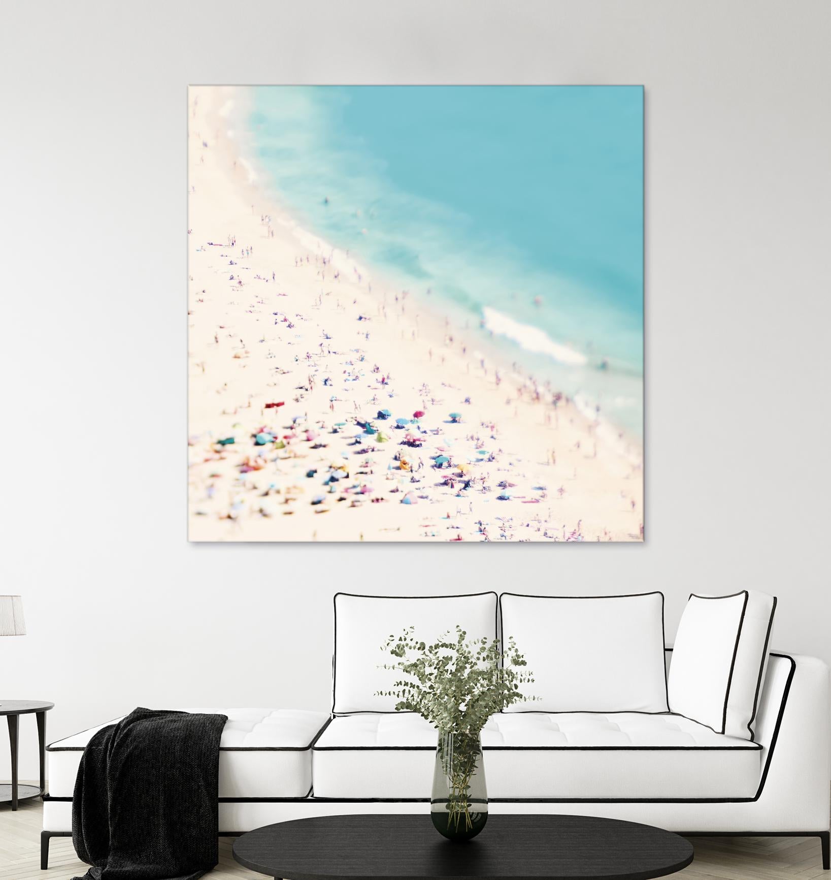 Beach Love by Ingrid Beddoes on GIANT ART - beige sea scene