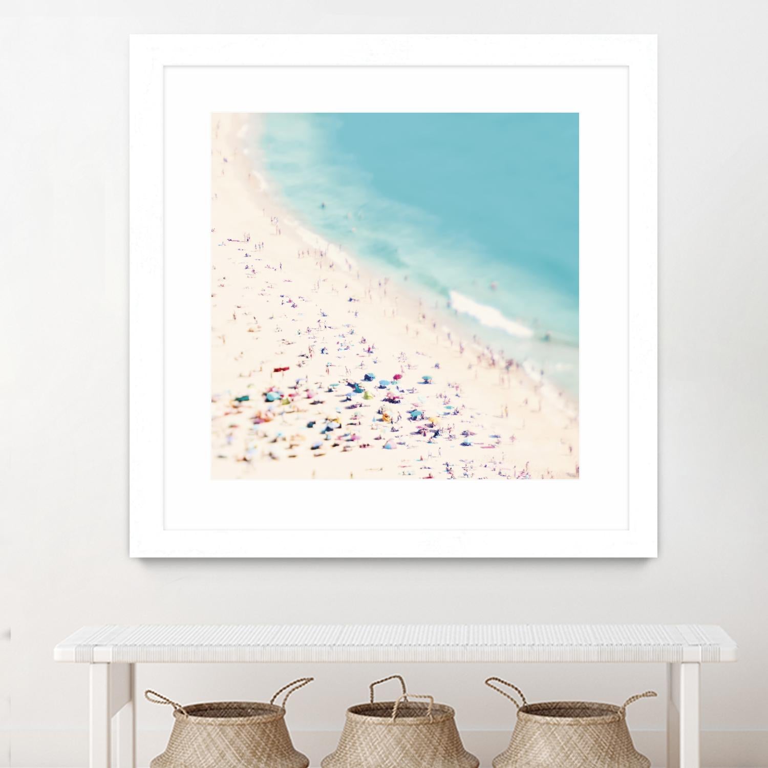 Beach Love by Ingrid Beddoes on GIANT ART - beige sea scene